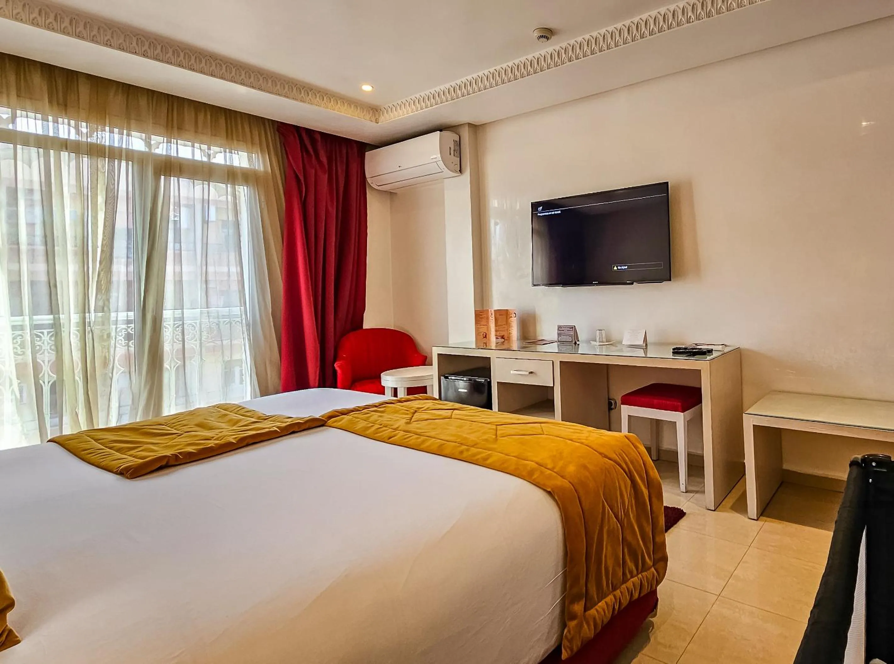 Bed in Hôtel Racine