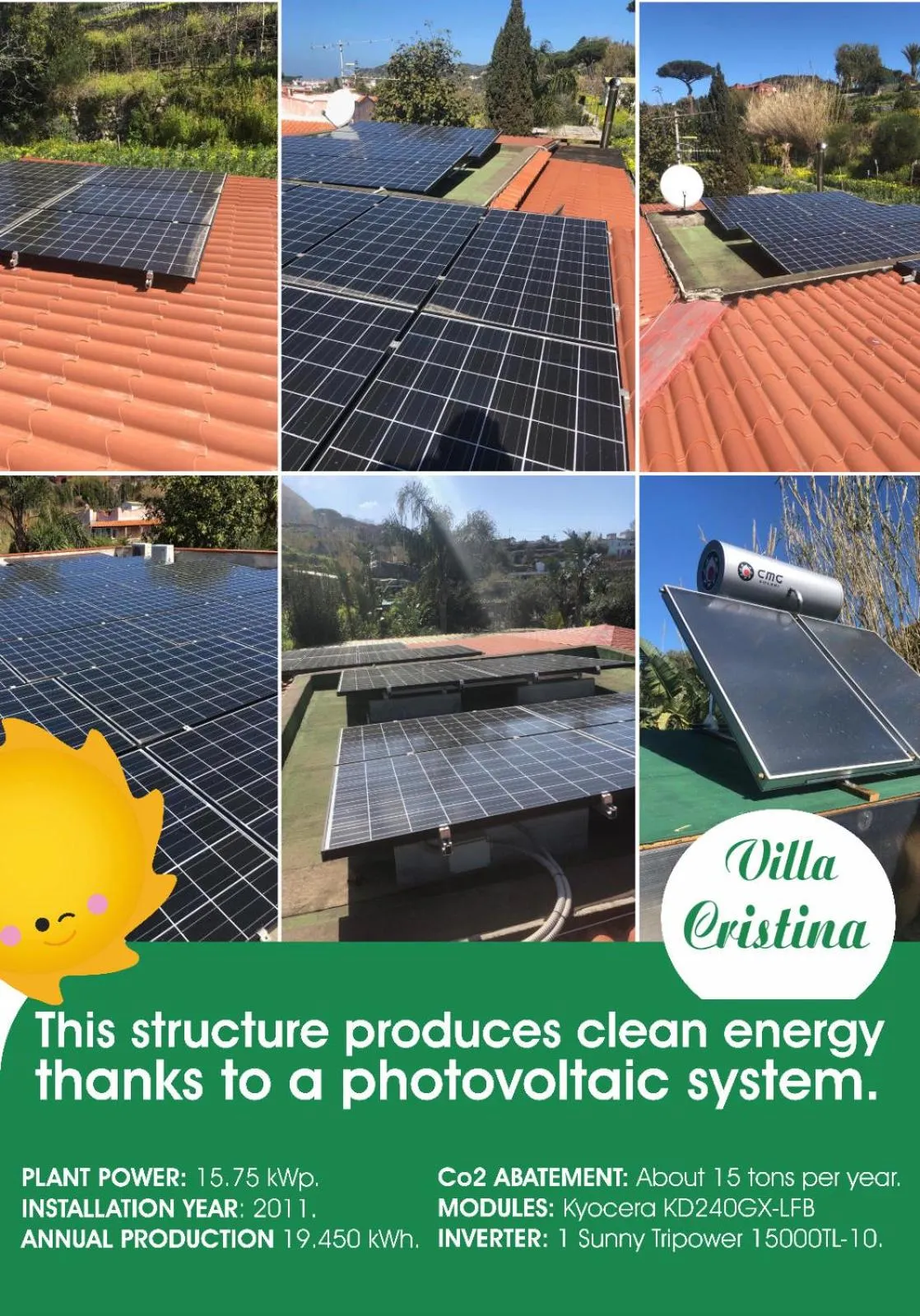 Bird's eye view in Residence Villa Cristina