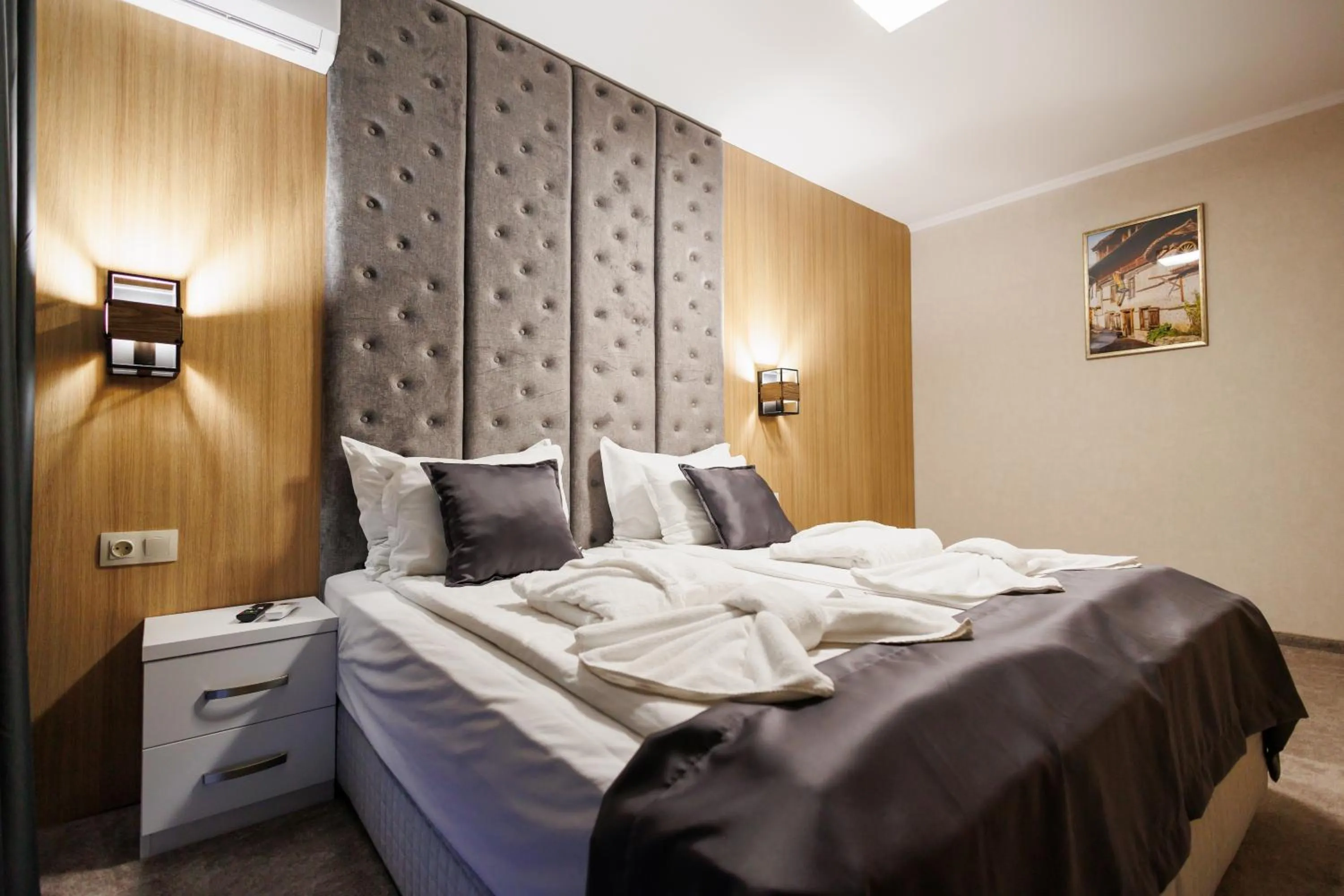 Bedroom, Bed in Hotel Casa Karina Bansko - Half Board & All Inclusive