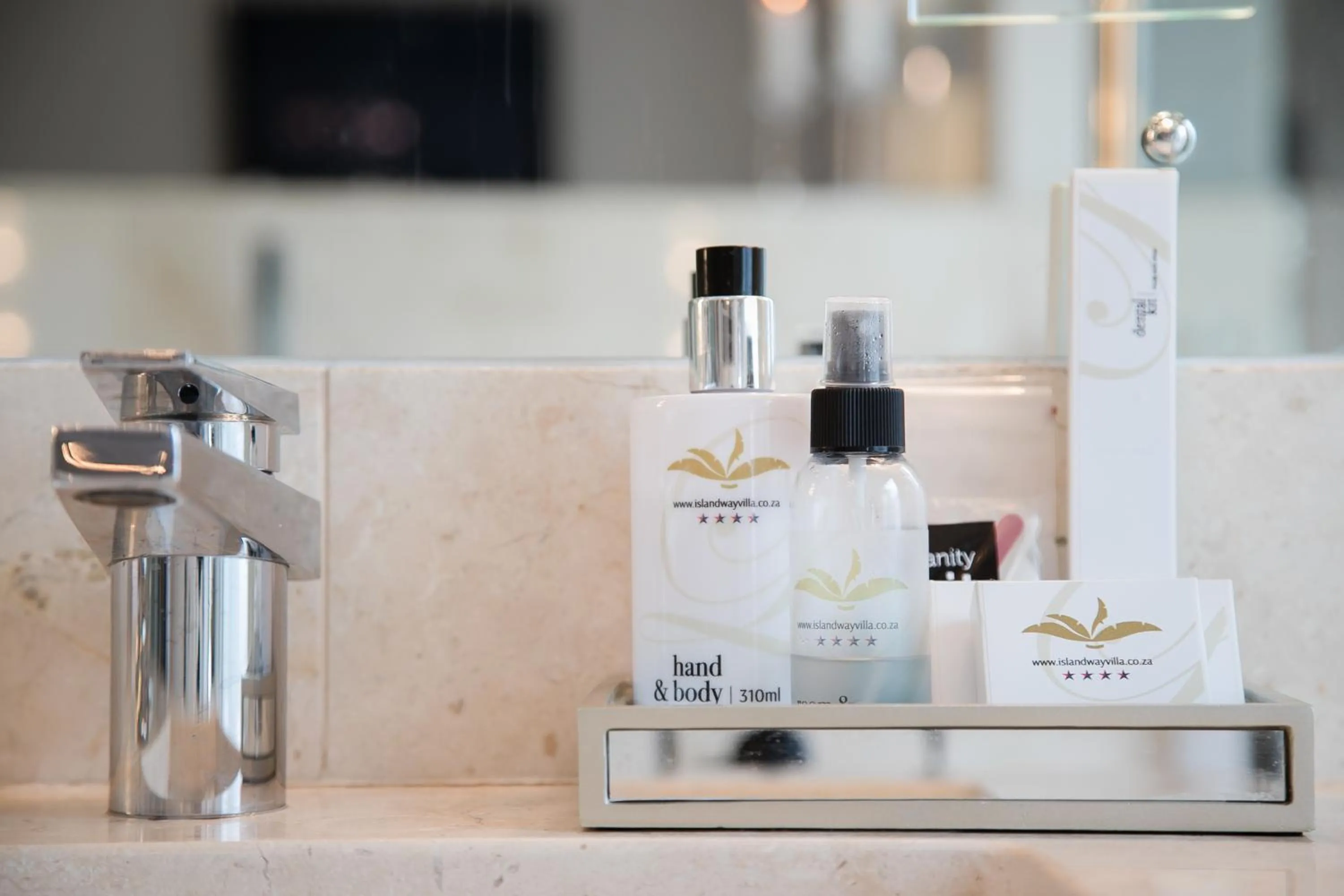 Decorative detail in Island Way Villa