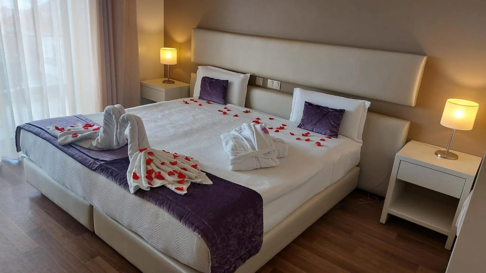 Bed in Hotel Monte Lírio