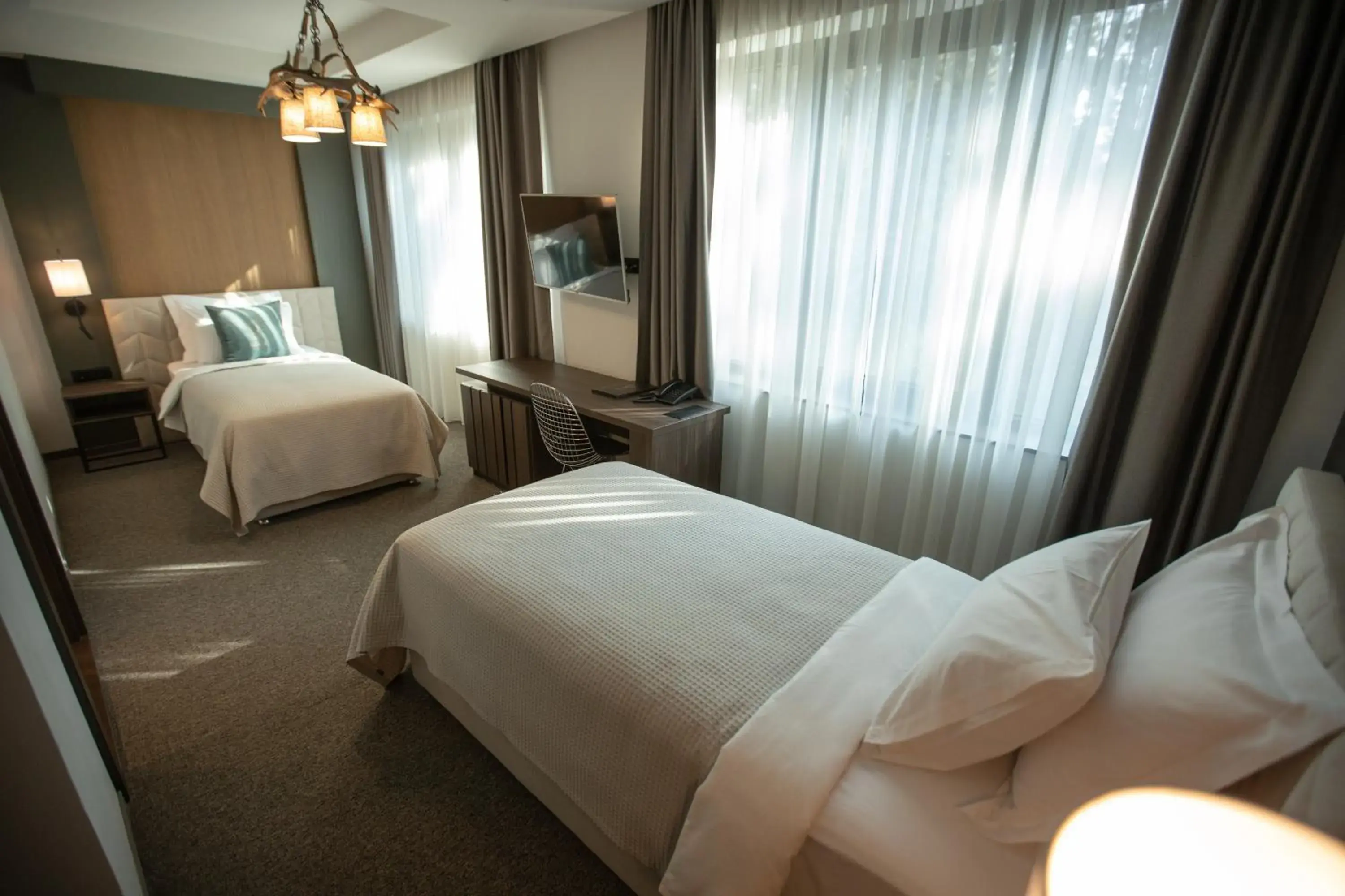 Twin Room - Disability Access in The Hunter's Lodge Kamnik Twin Room - Disability Access in The Hunter's Lodge Kamnik