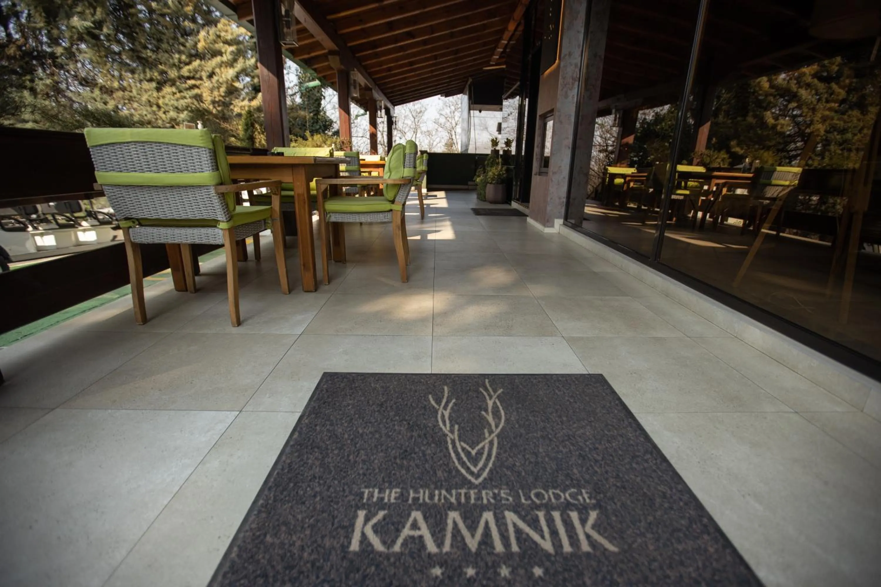 Facade/entrance in The Hunter's Lodge Kamnik