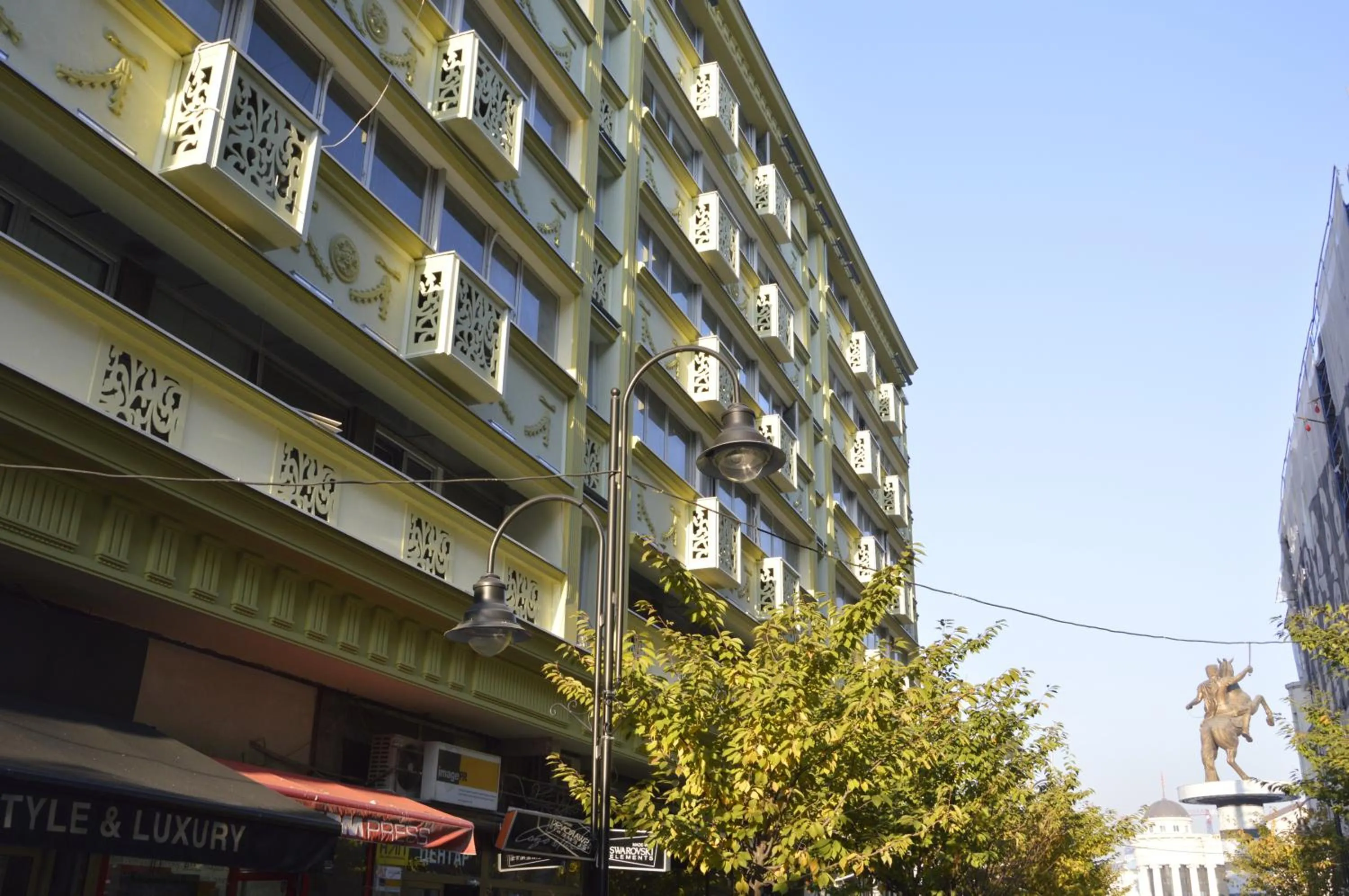 On site in Hotel Square