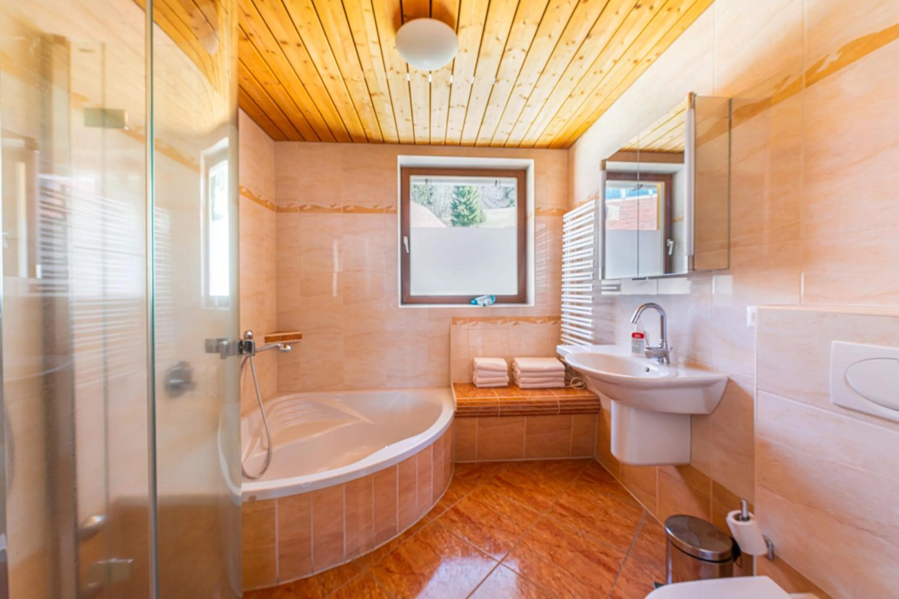 Bathroom in Biolandhaus Arche