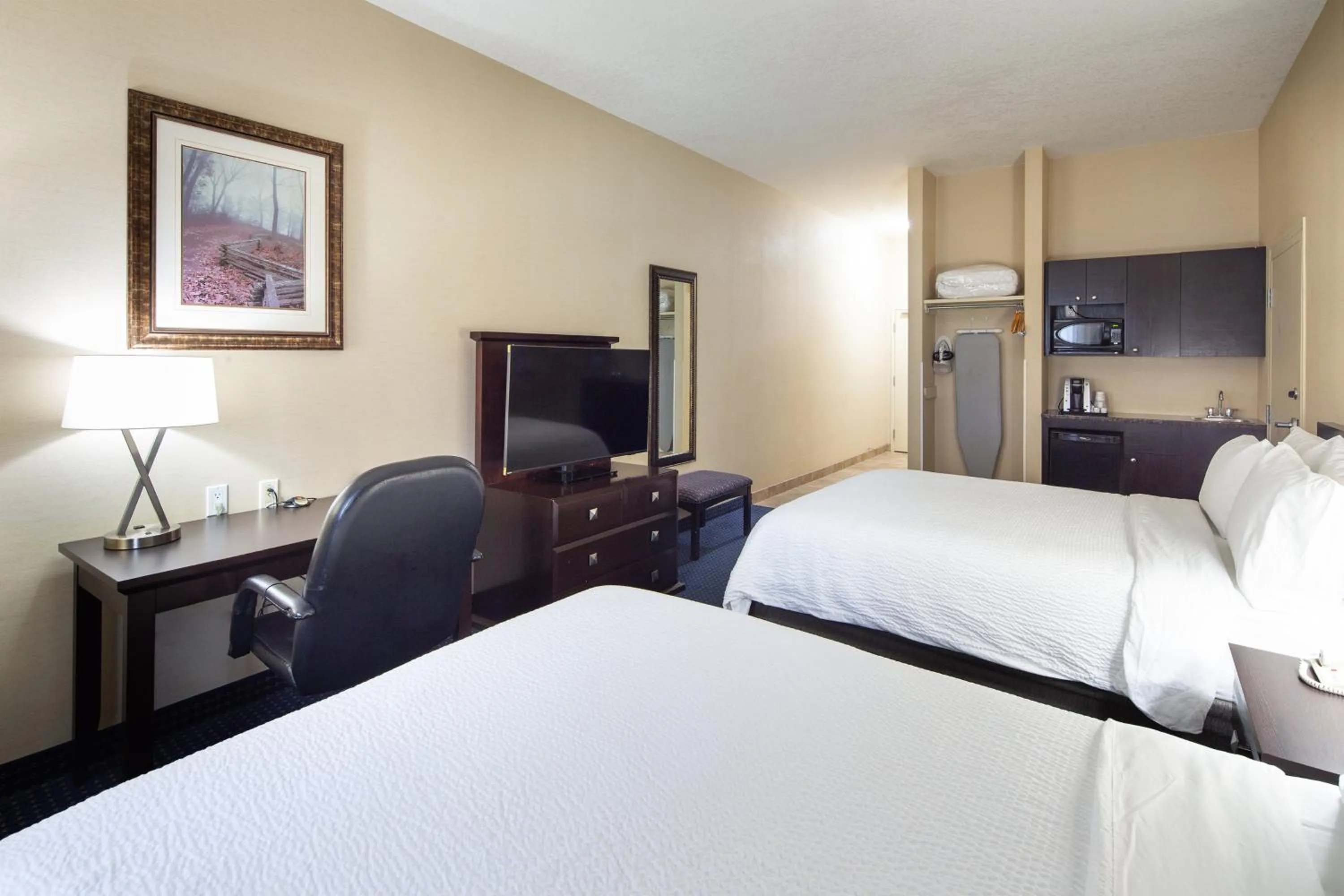 Photo of the whole room, Bed in Holiday Inn Express Hotel & Suites Edson by IHG