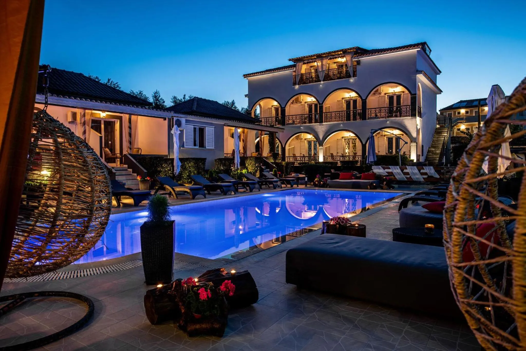 Property building in Villa Corali Apartments Sea Breath & Pool