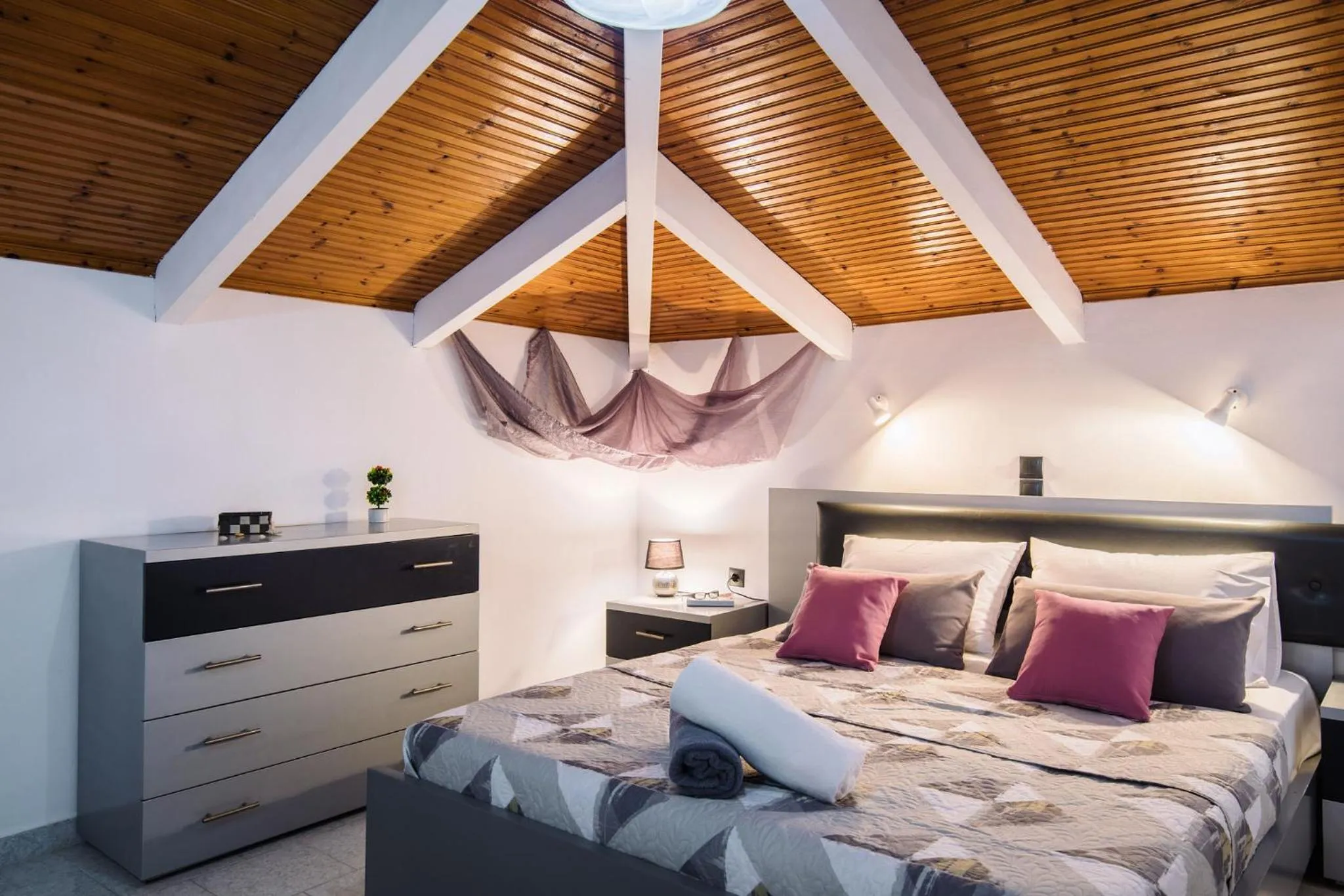 Bedroom, Bed in Villa Corali Apartments Sea Breath & Pool