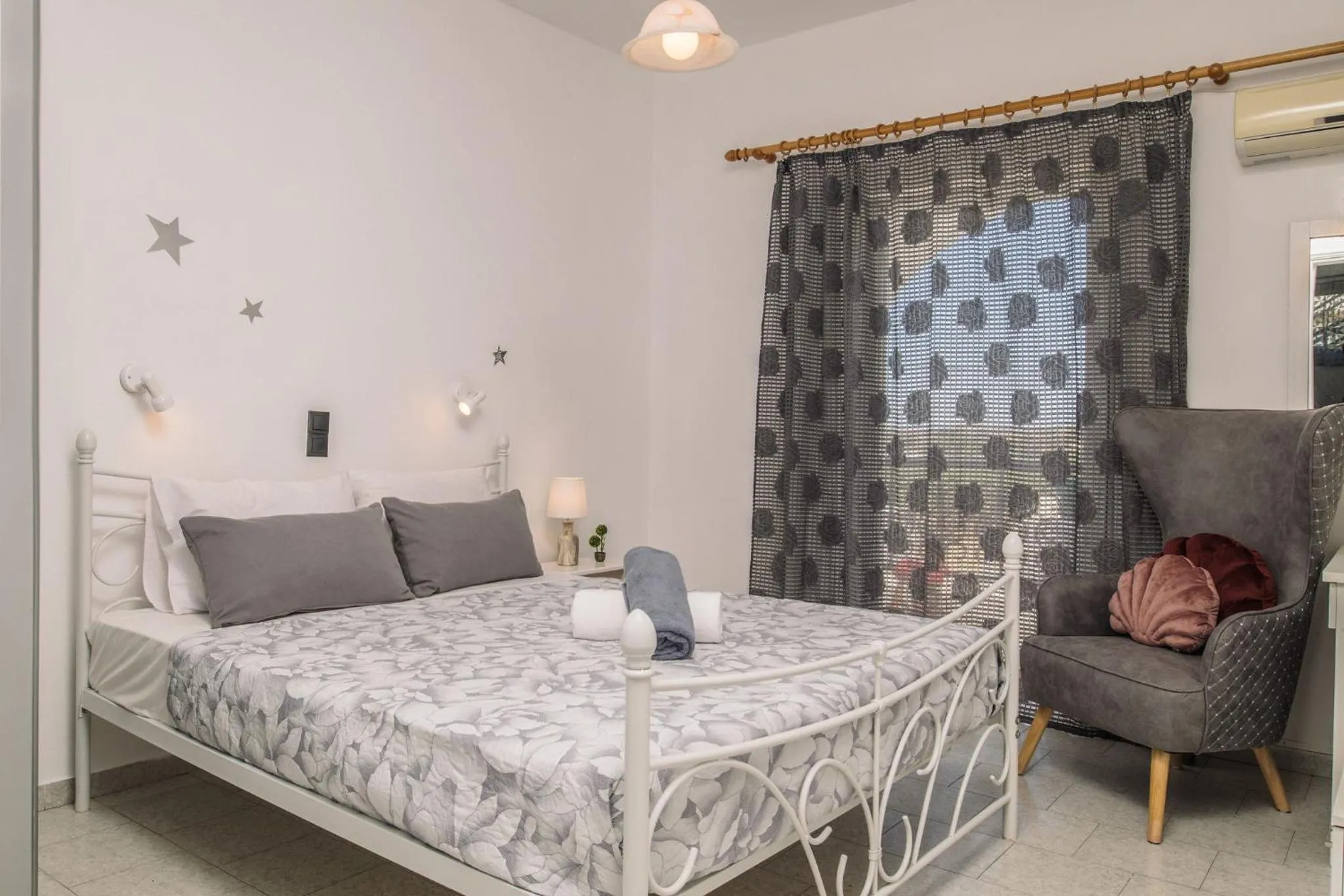 Bedroom, Bed in Villa Corali Apartments Sea Breath & Pool