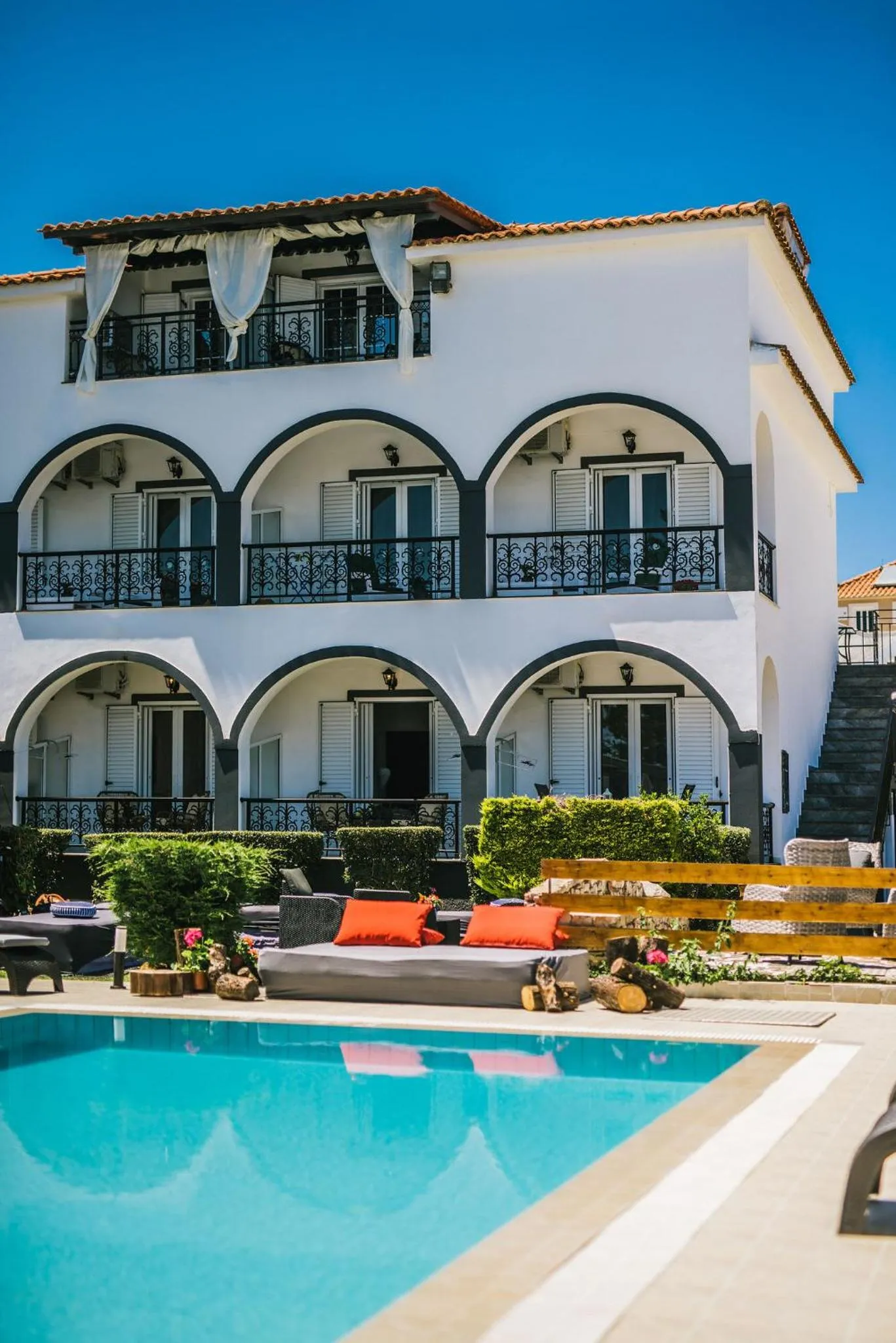 Property building in Villa Corali Apartments Sea Breath & Pool