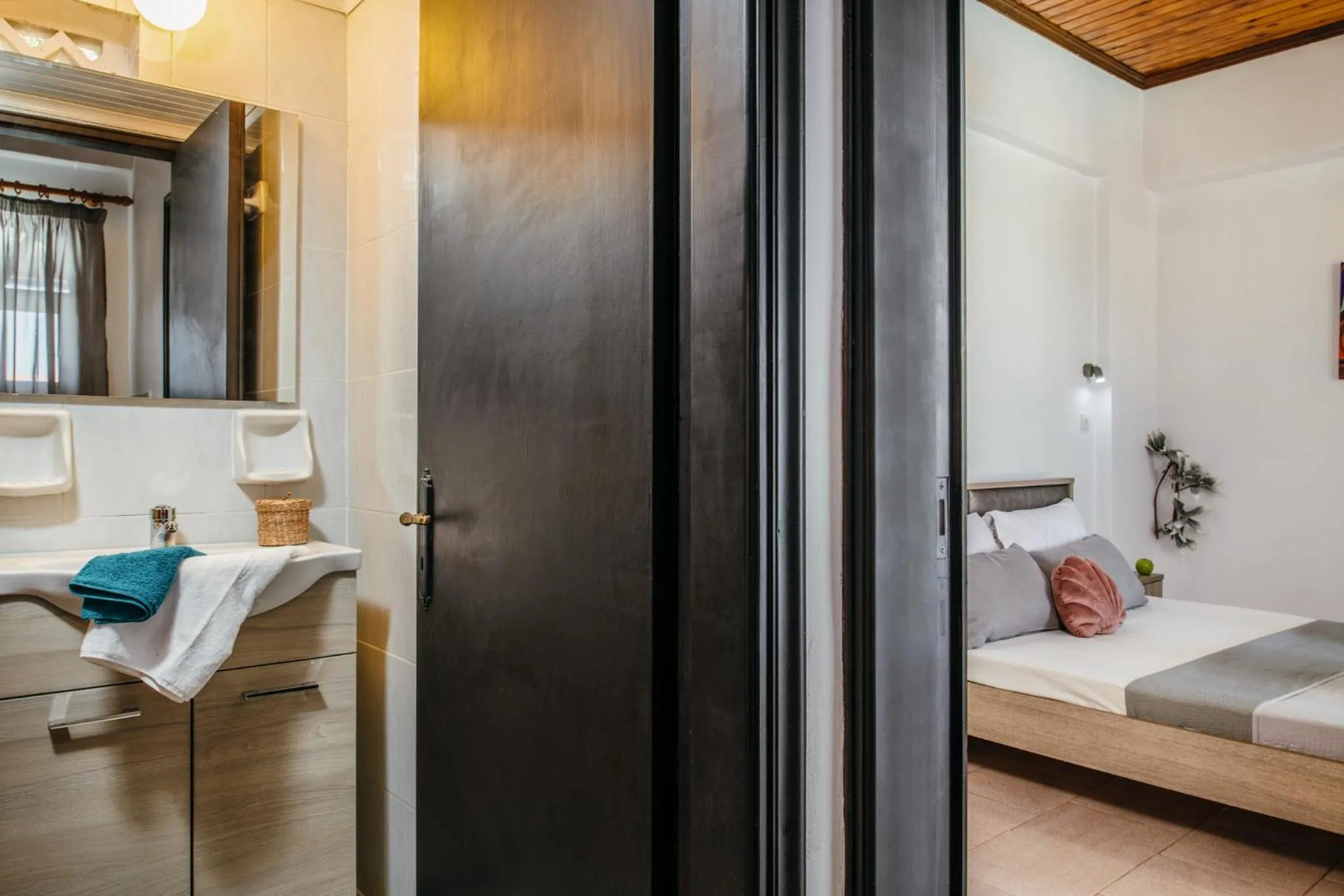 Bed in Villa Corali Apartments Sea Breath & Pool