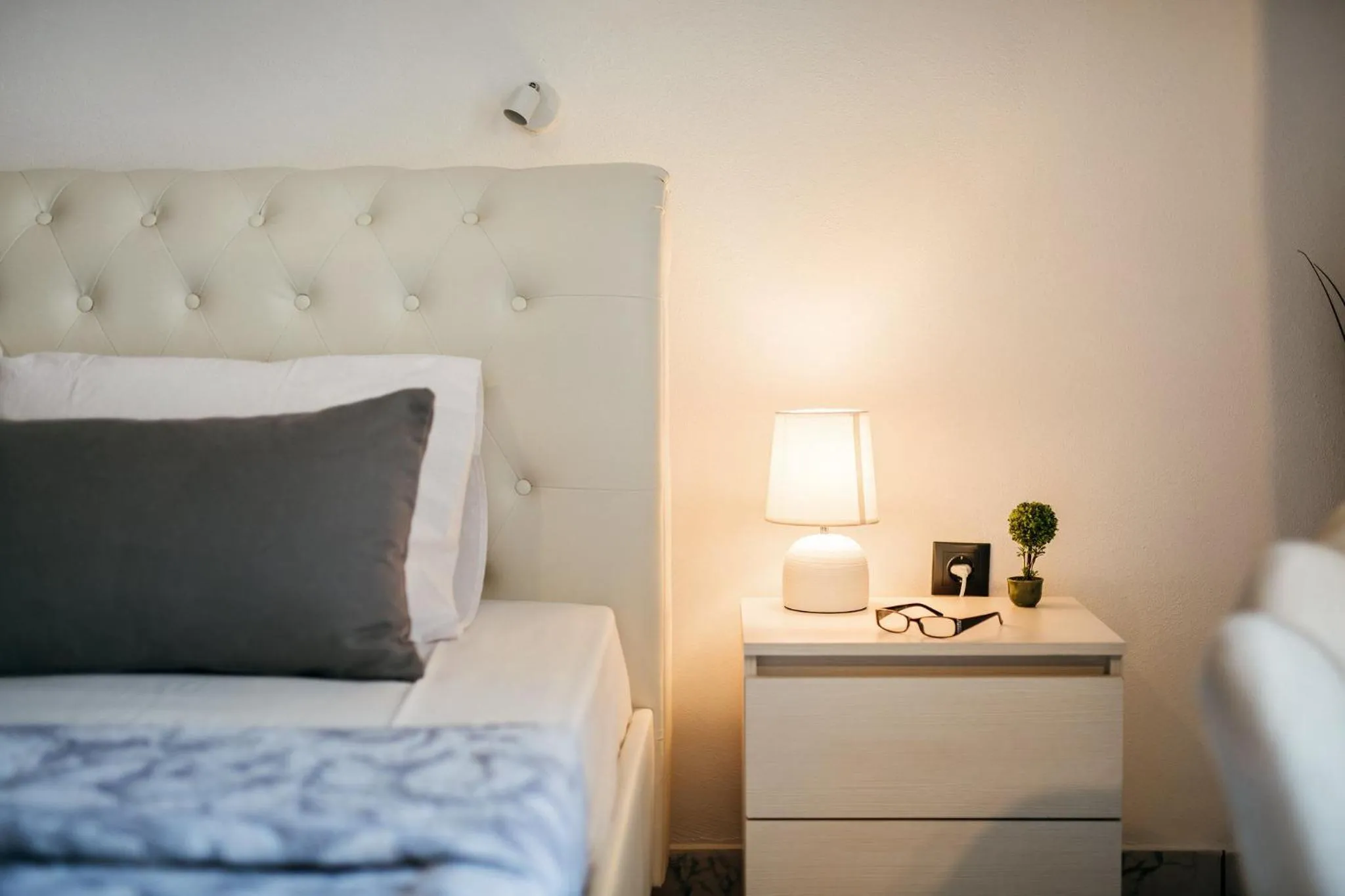 Bedroom, Bed in Villa Corali Apartments Sea Breath & Pool