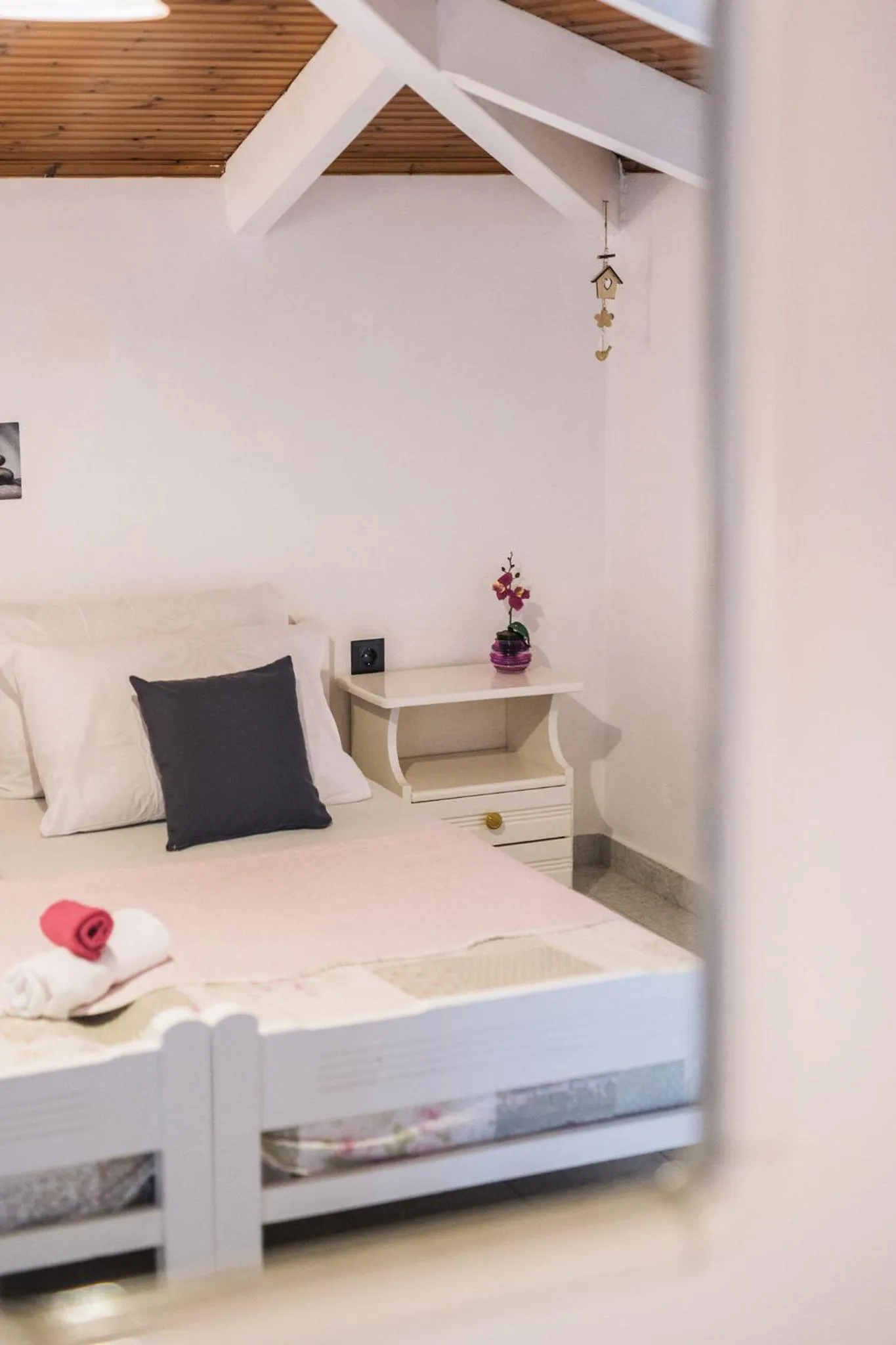 Bed in Villa Corali Apartments Sea Breath & Pool