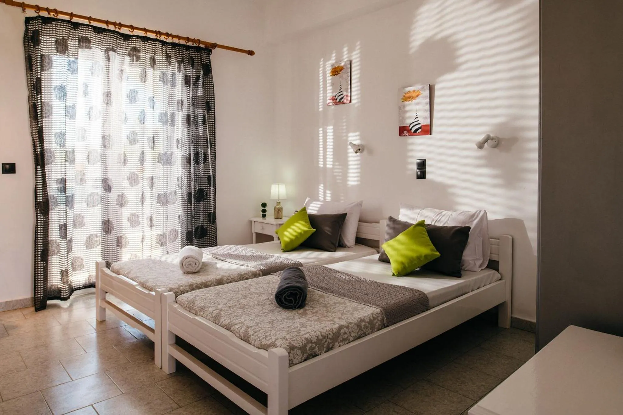 Bed in Villa Corali Apartments Sea Breath & Pool