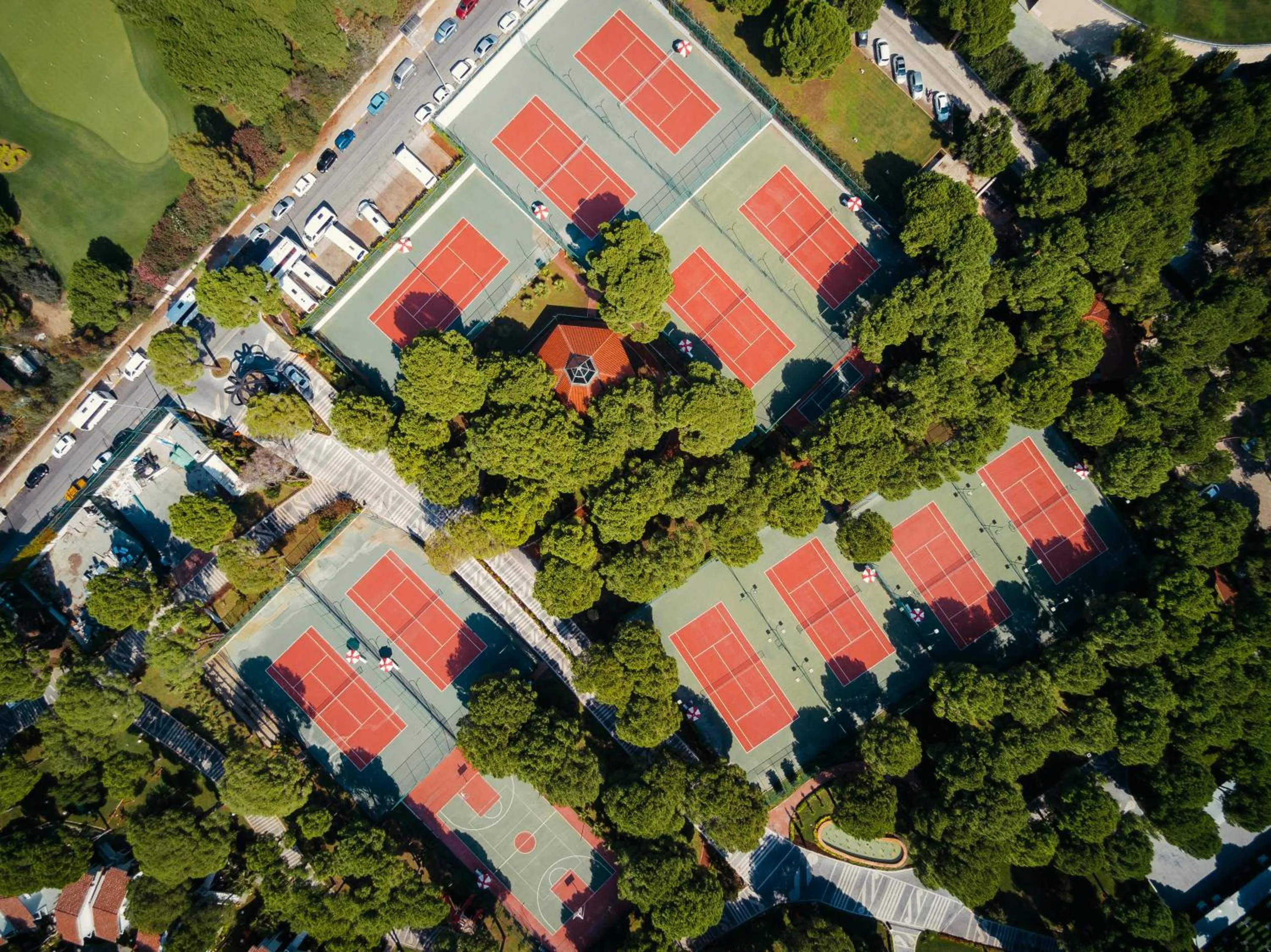 Tennis court in Selectum Luxury Resort Belek