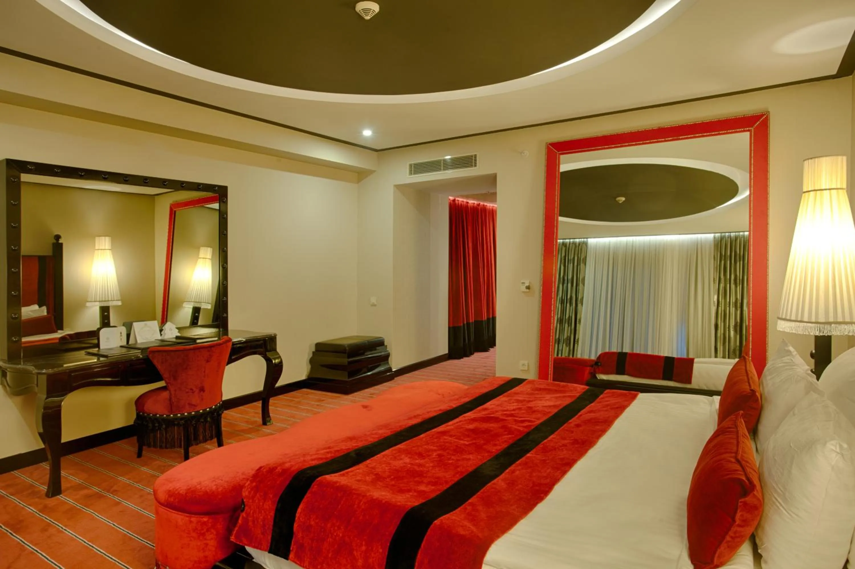 Seating area, Bed in Selectum Luxury Resort Belek