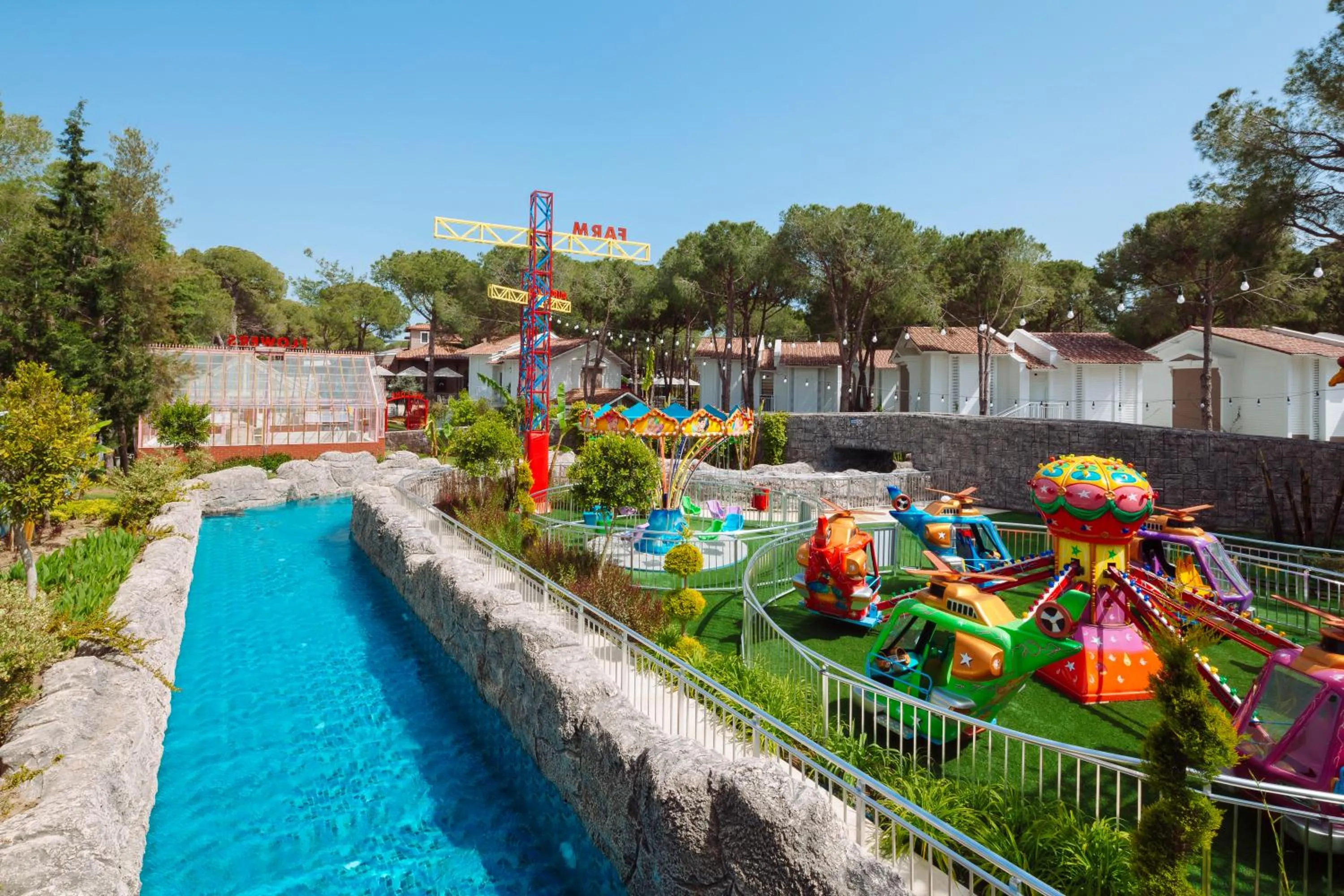 Aqua park in Selectum Luxury Resort Belek