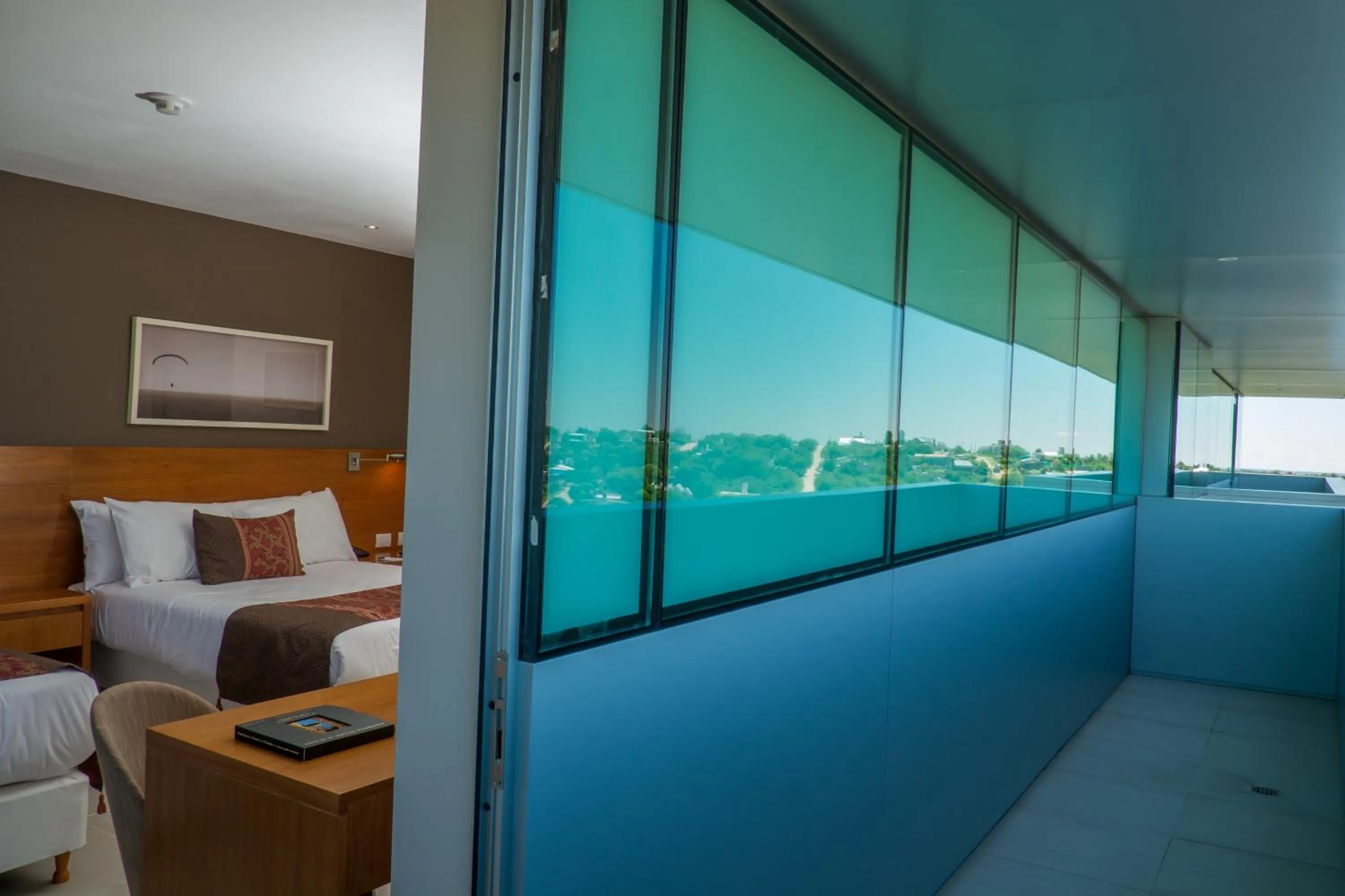 Photo of the whole room in Orfeo Suites Hotel Sierras Chicas