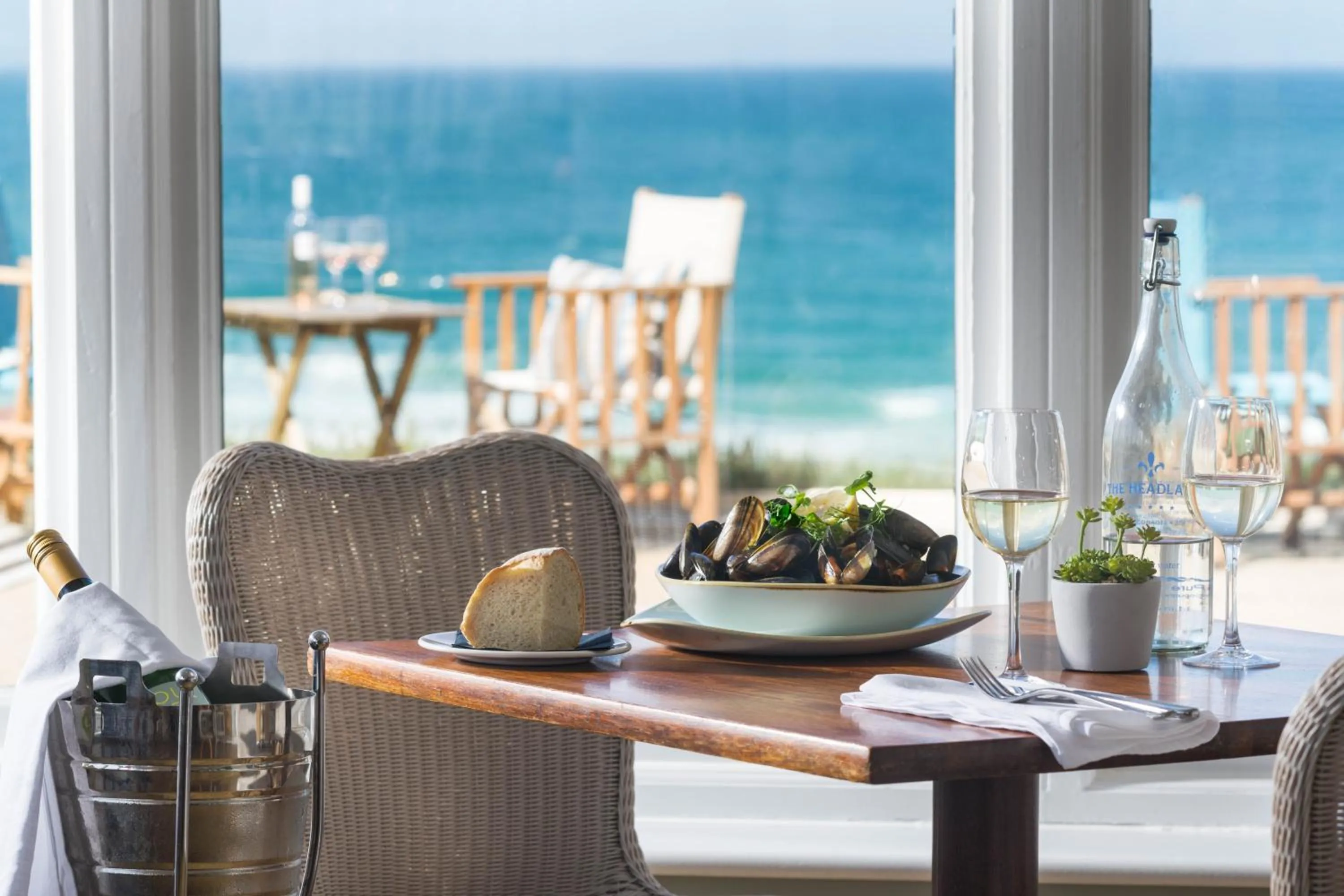 Restaurant/places to eat in The Headland Hotel and Spa