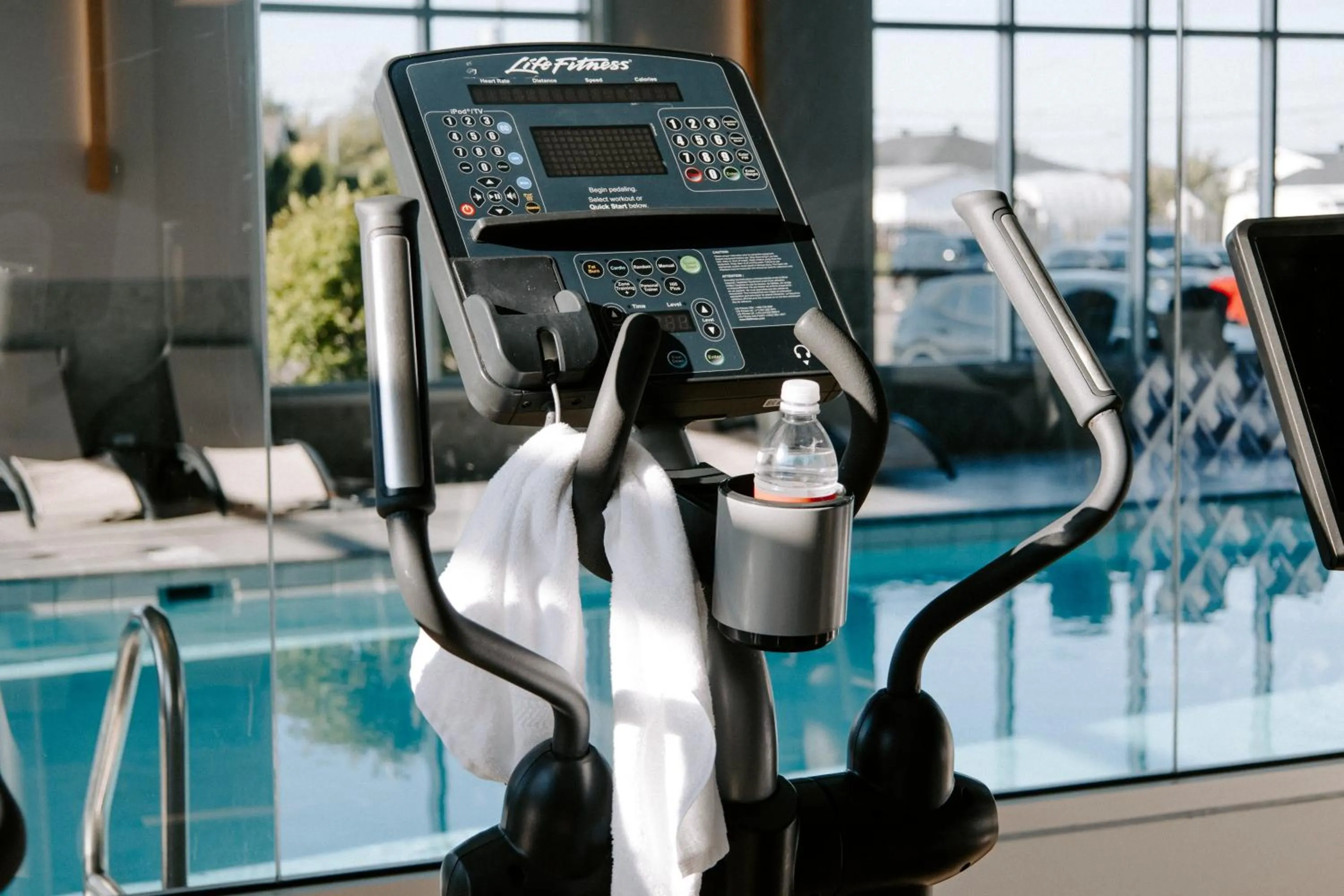Fitness centre/facilities in Delta Hotels by Marriott Saguenay Conference Centre
