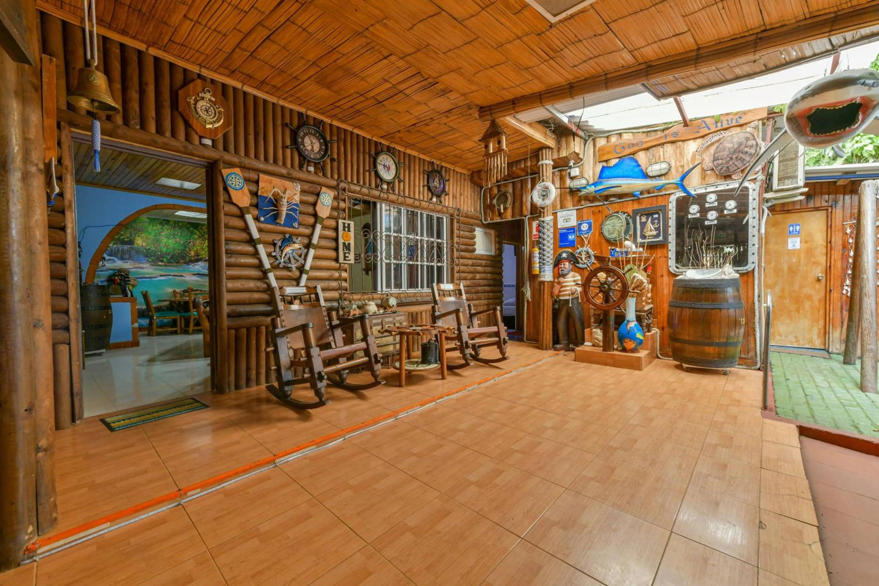 Seating area in Posada Amaripucci