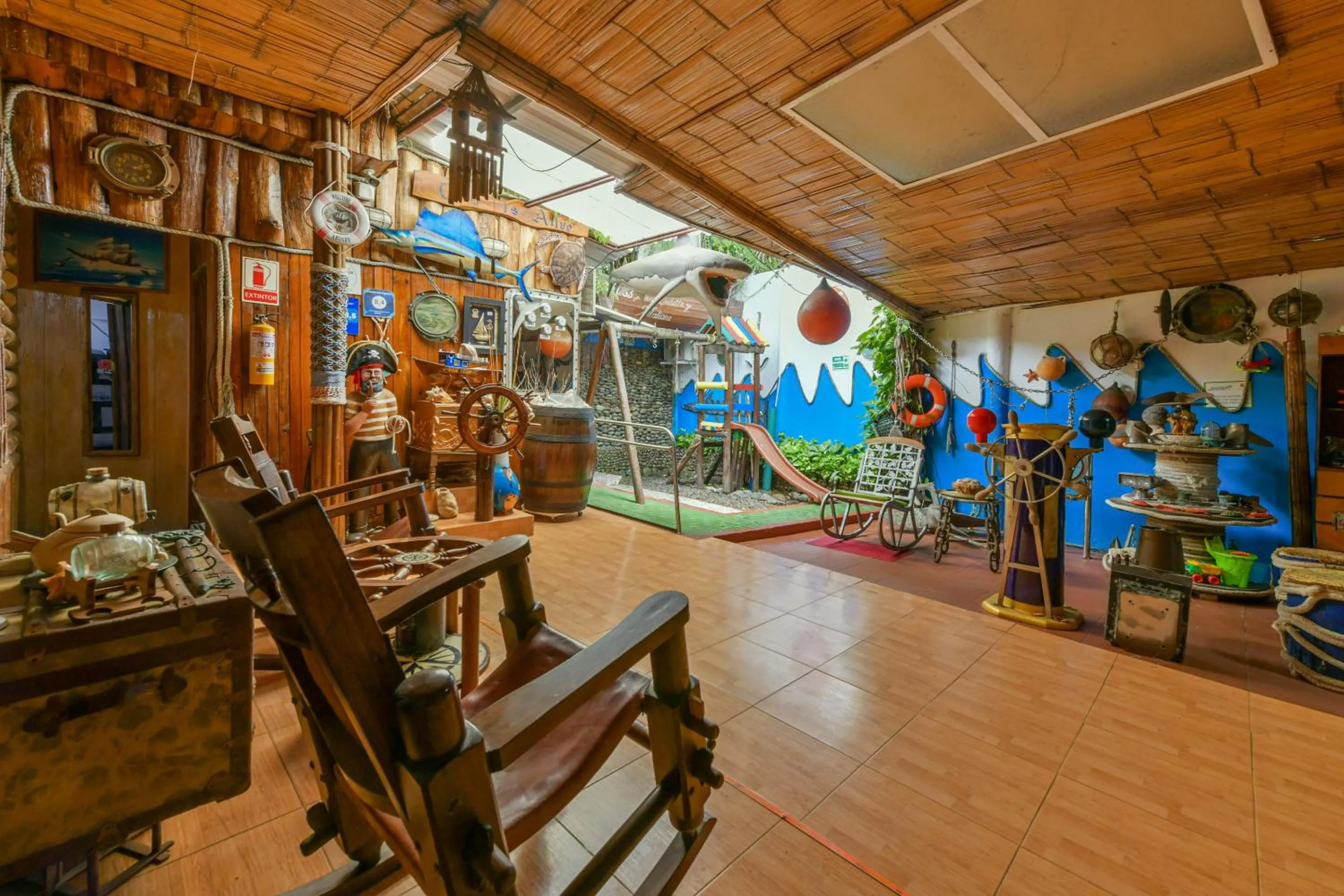 Seating area in Posada Amaripucci