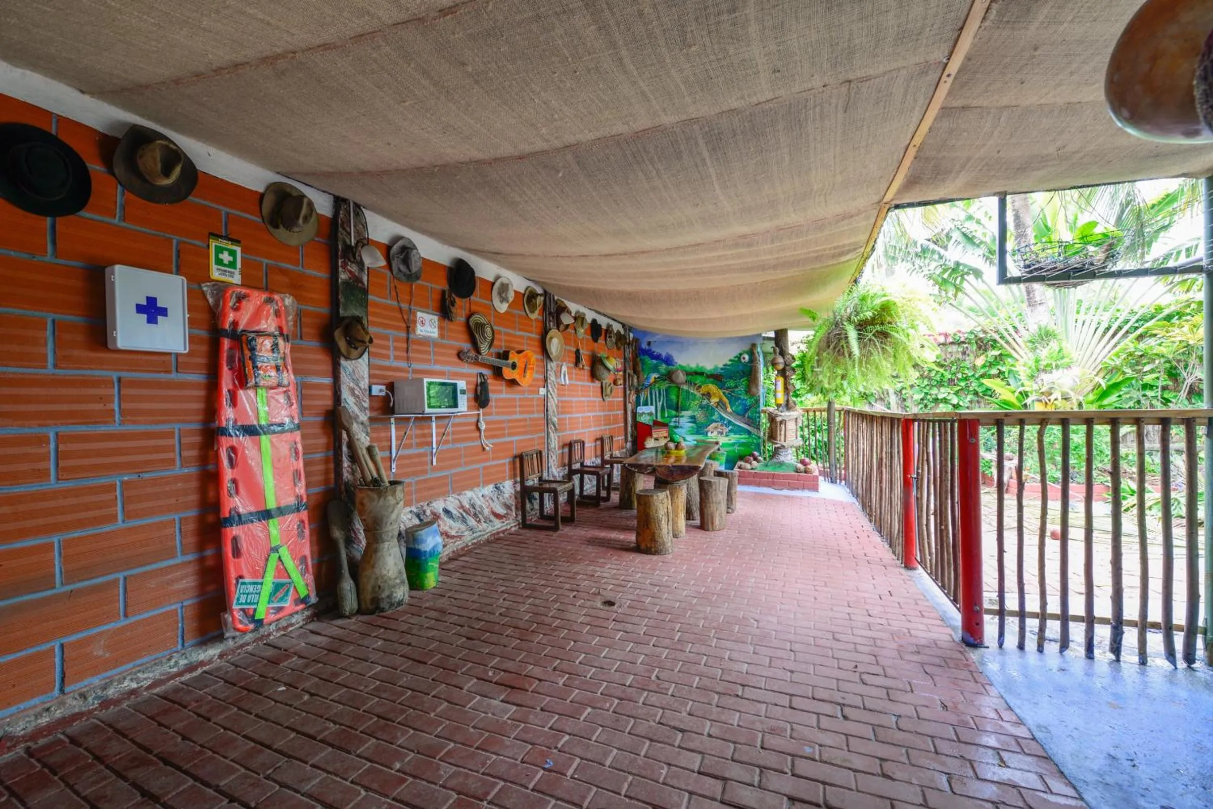 Garden in Posada Amaripucci