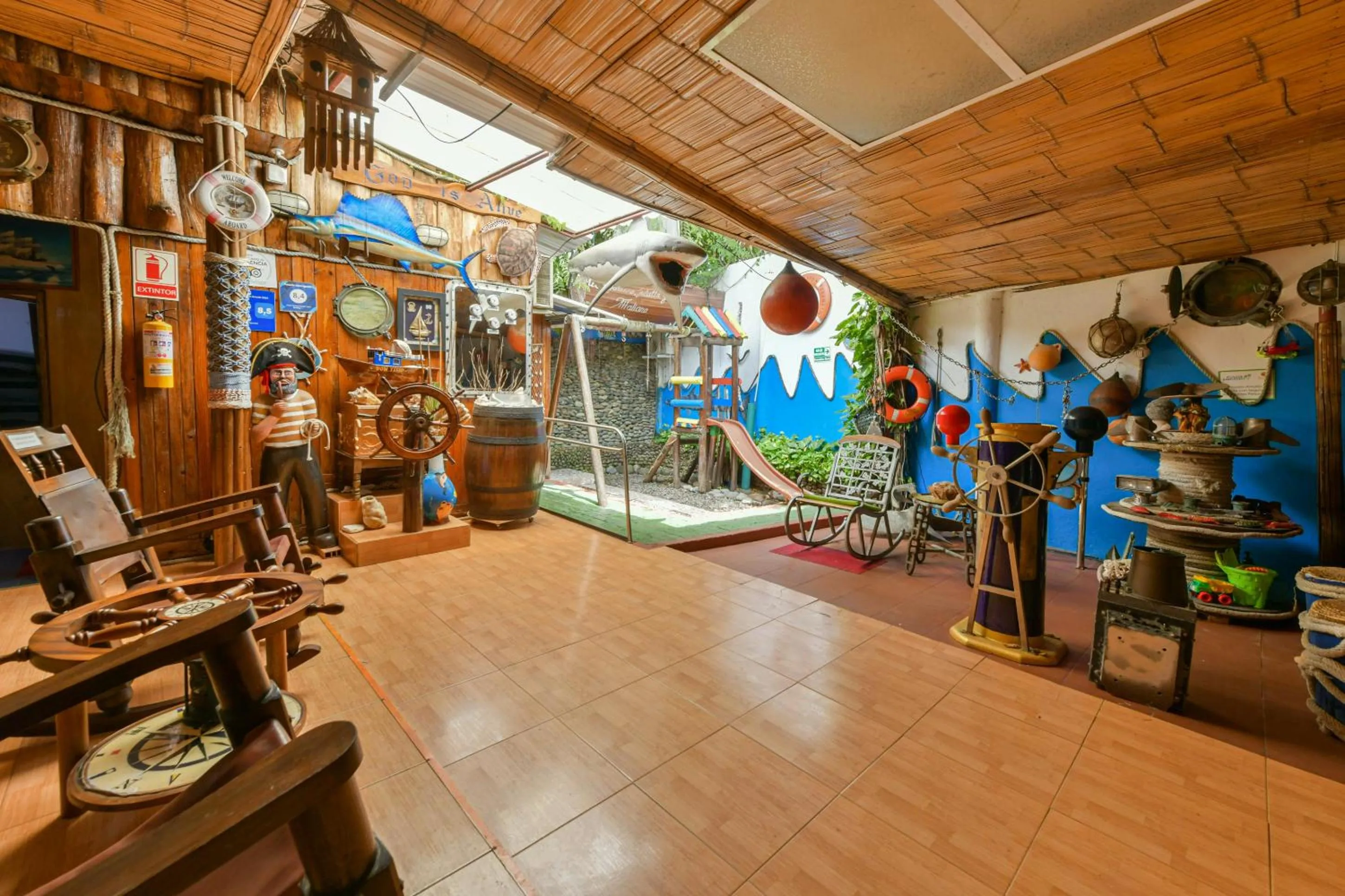 Seating area in Posada Amaripucci