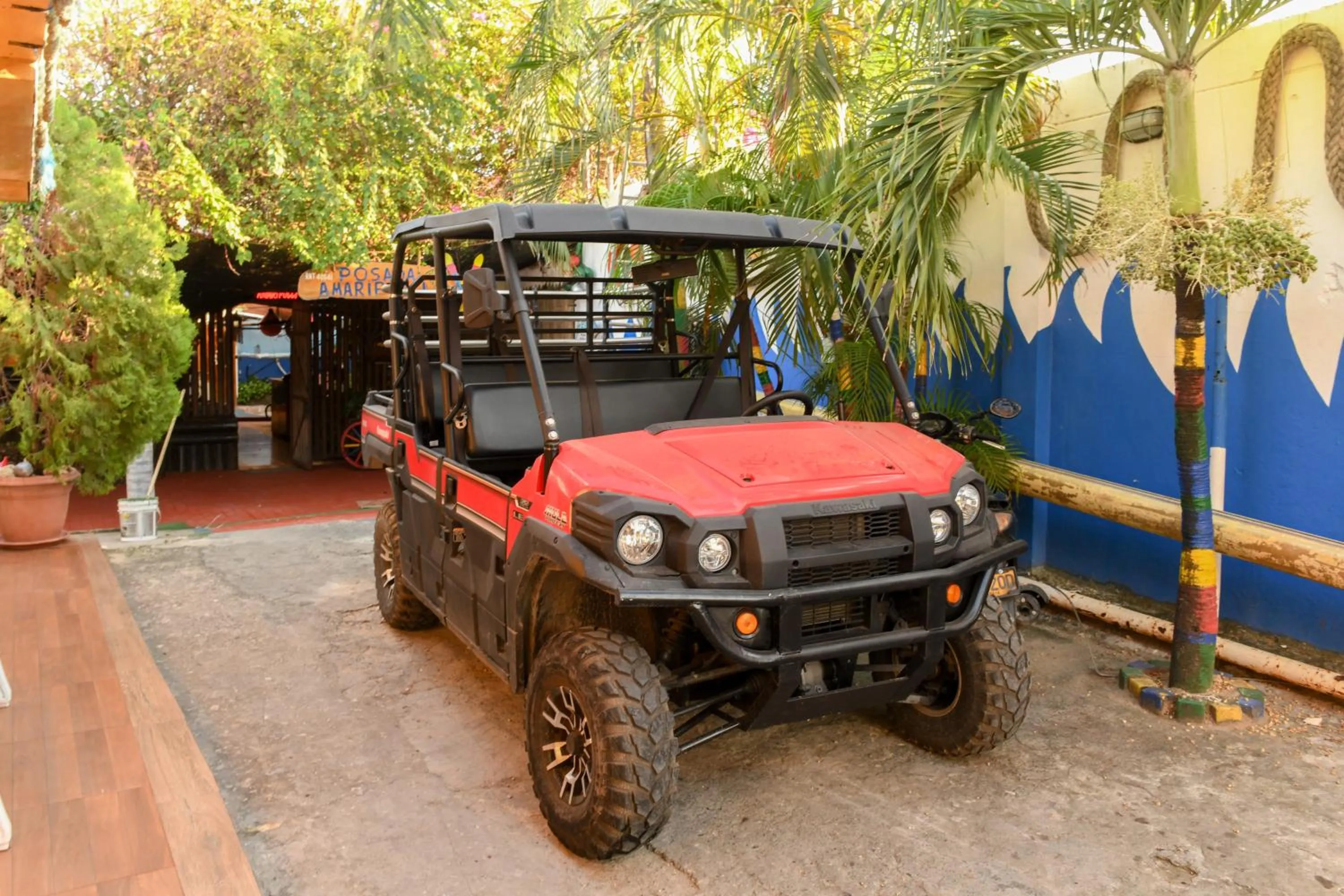 Facade/entrance in Posada Amaripucci