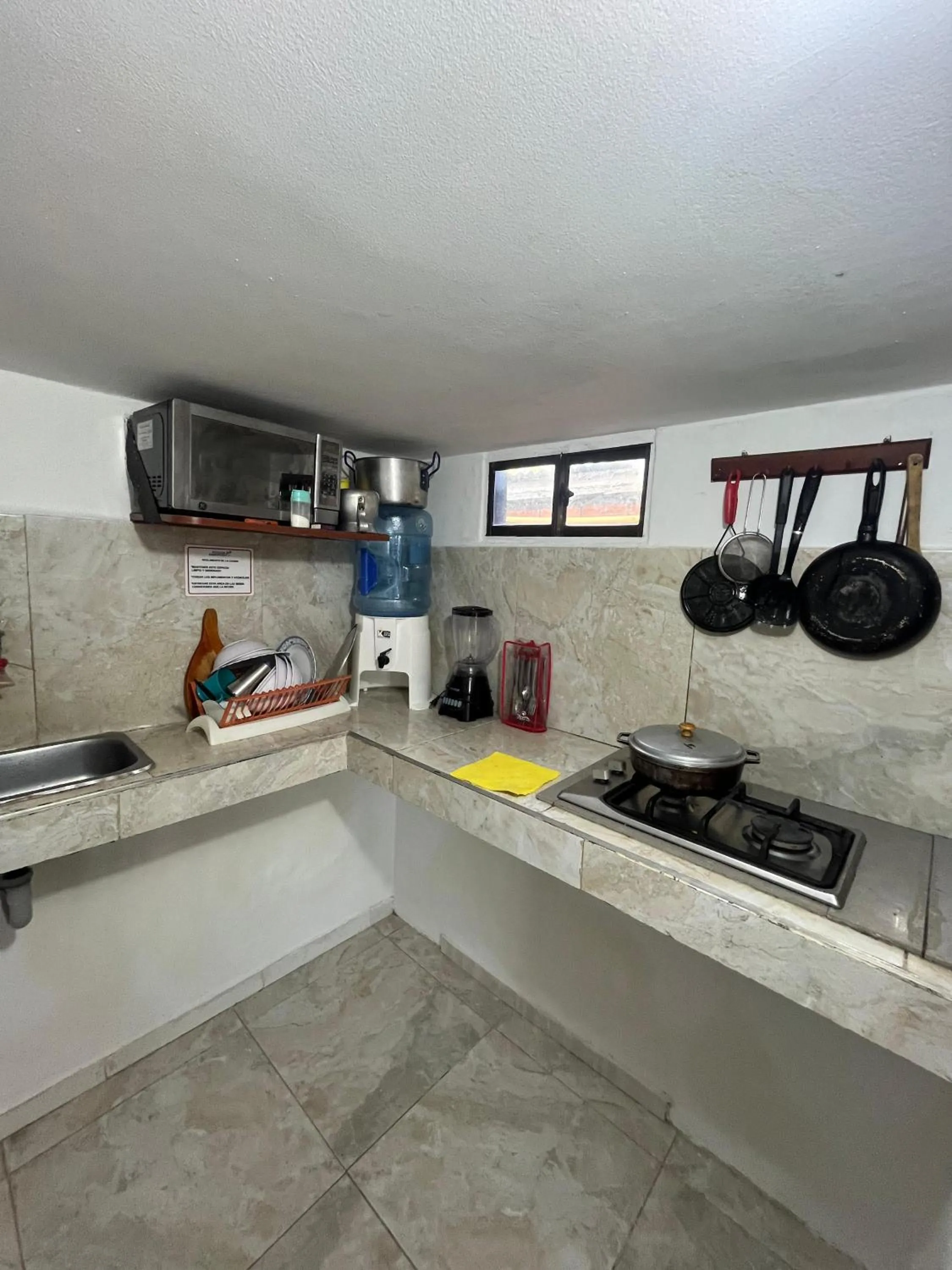 kitchen in Posada Amaripucci