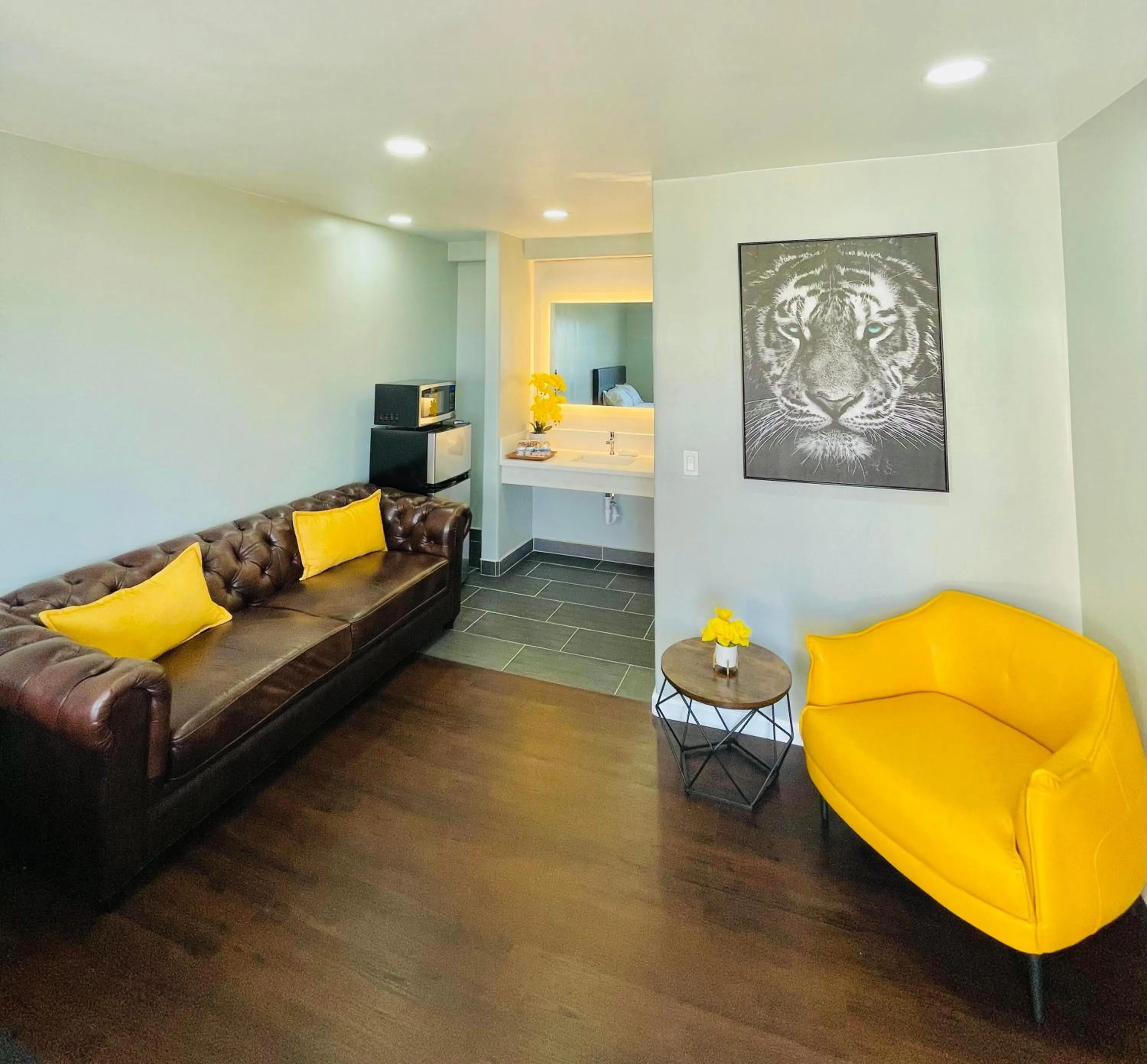 Living room, Bed in Villa Serena