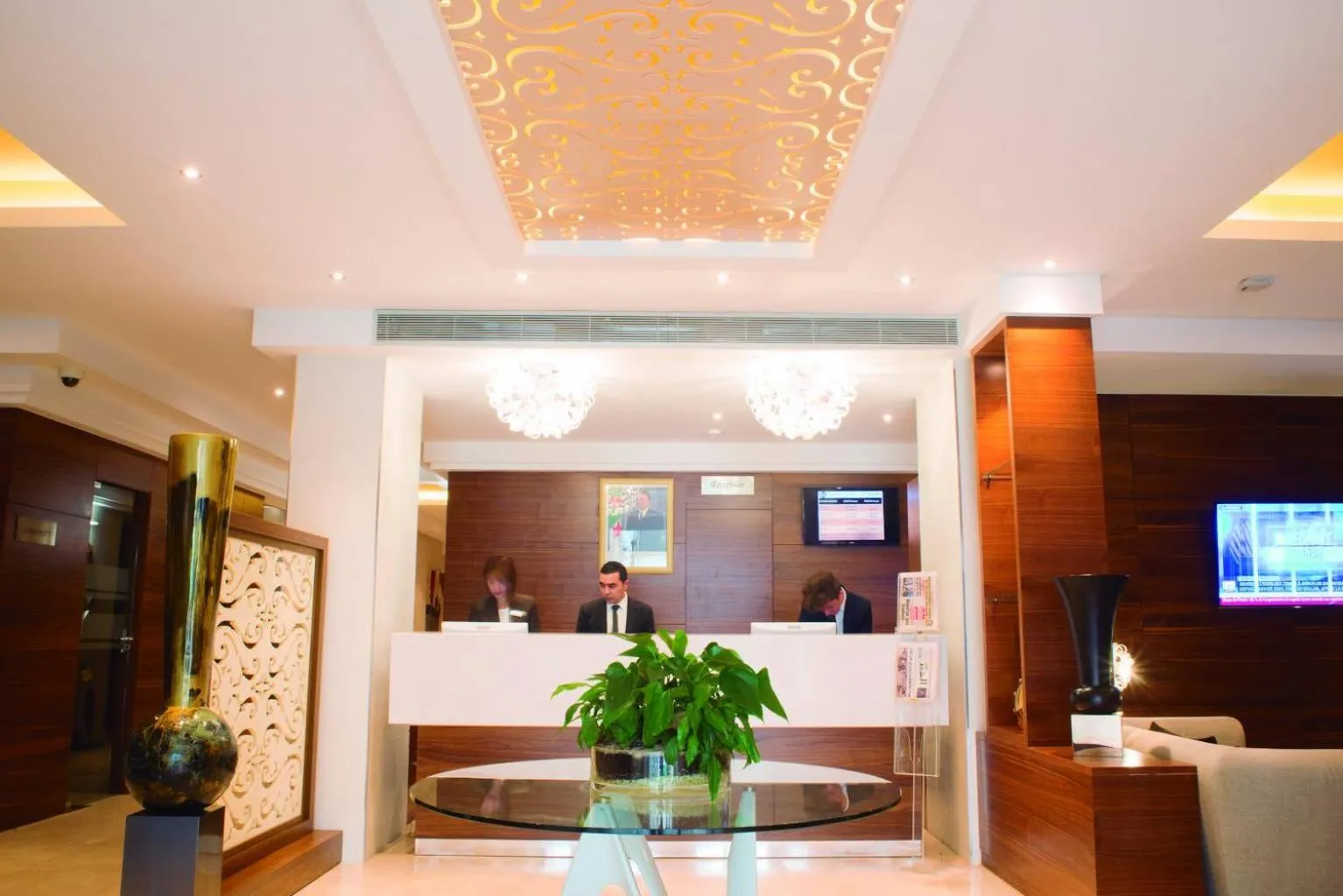 Lobby or reception in AZ Hôtels Kouba