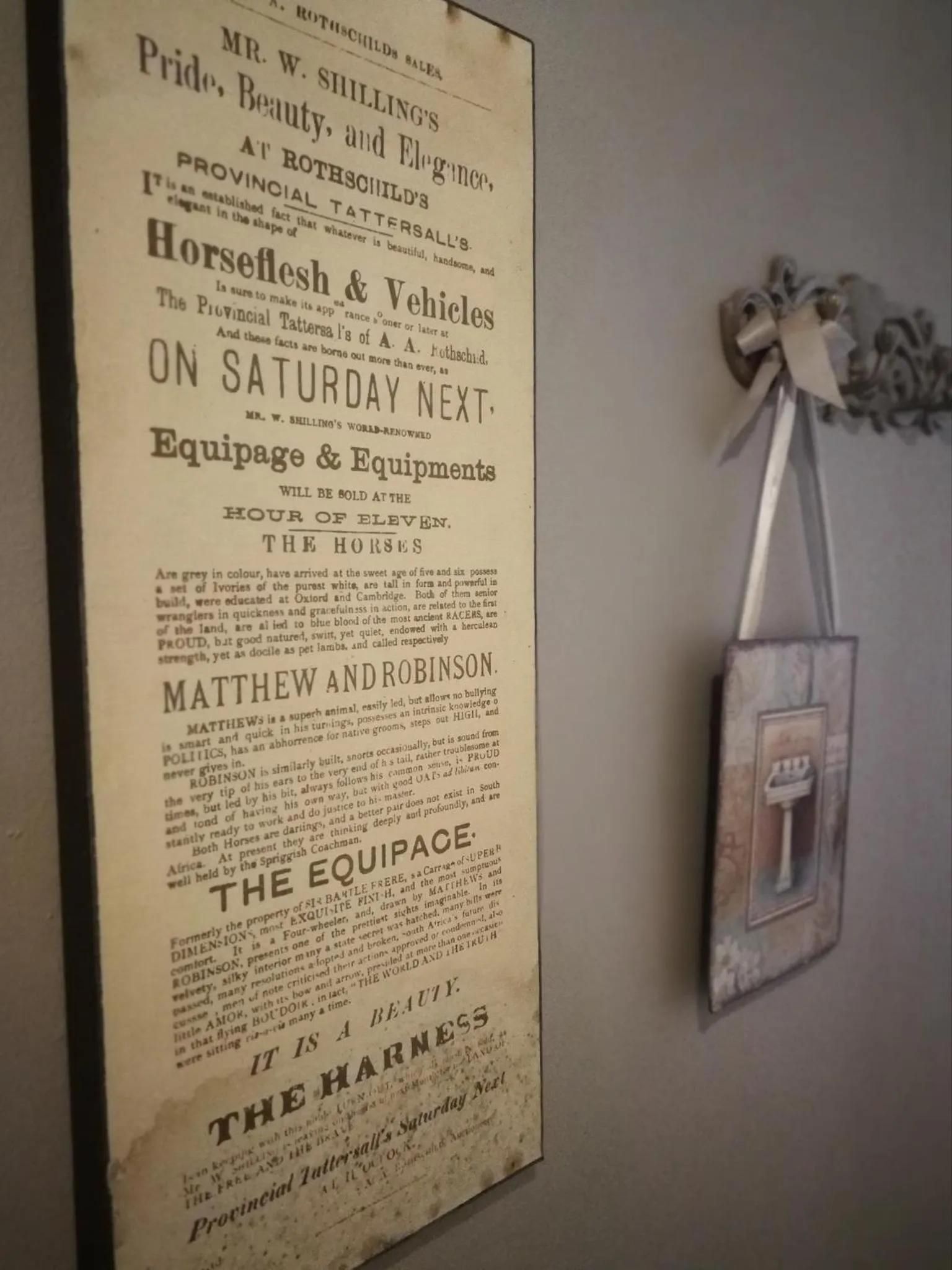 Text overlay in Old House Lodge