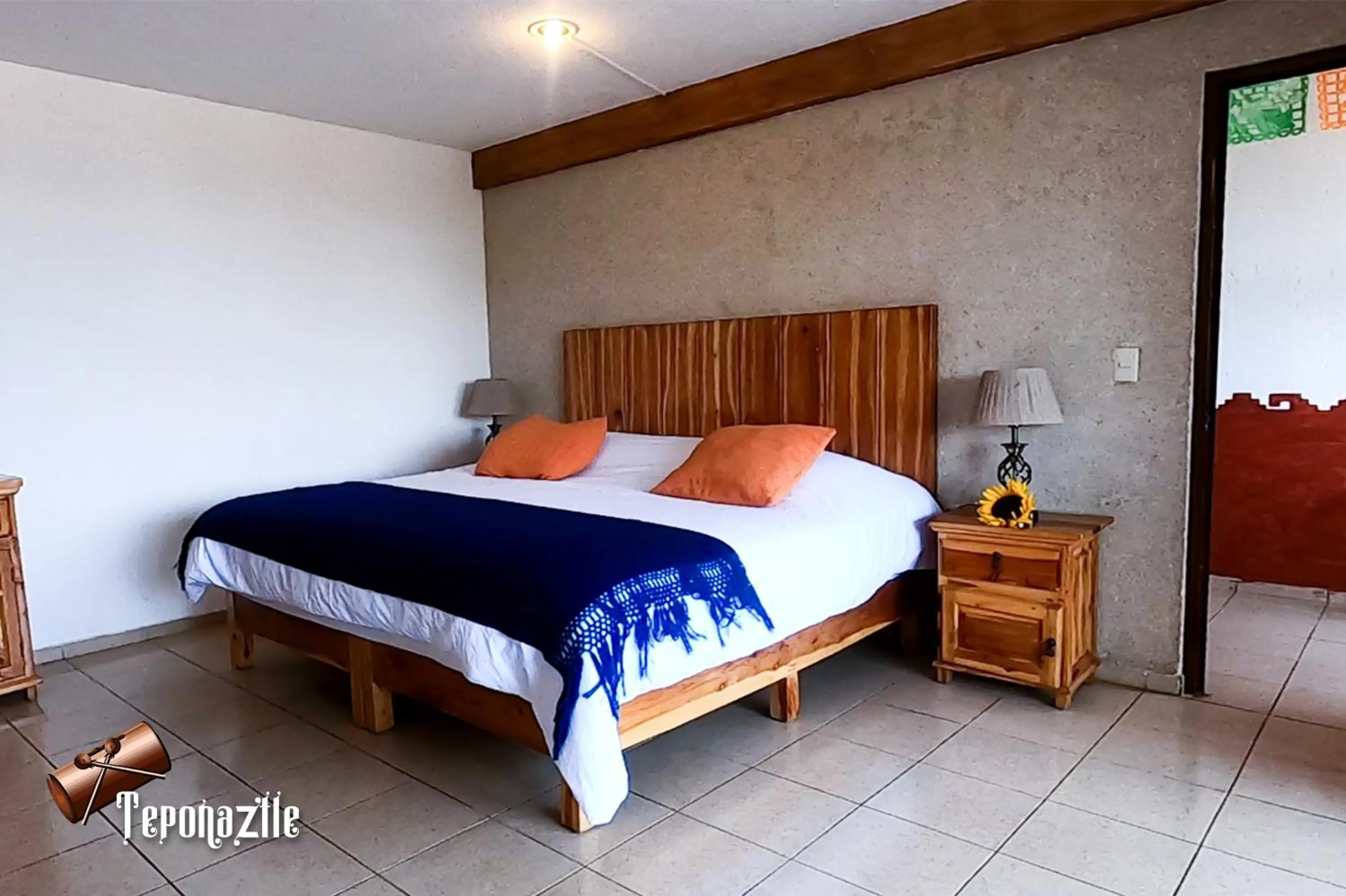 Bed in La Pirámide del Tepozteco