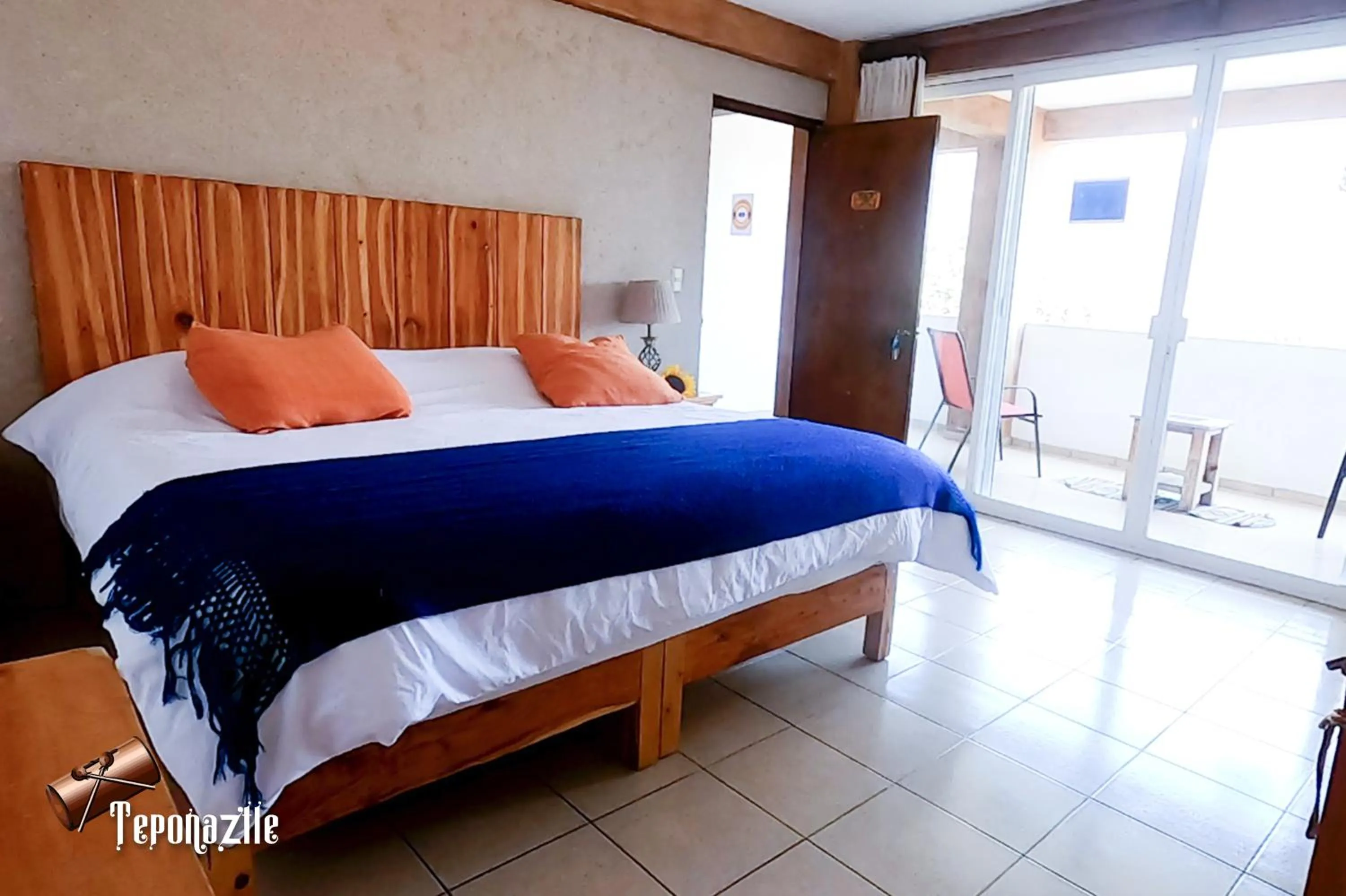 Bed in La Pirámide del Tepozteco