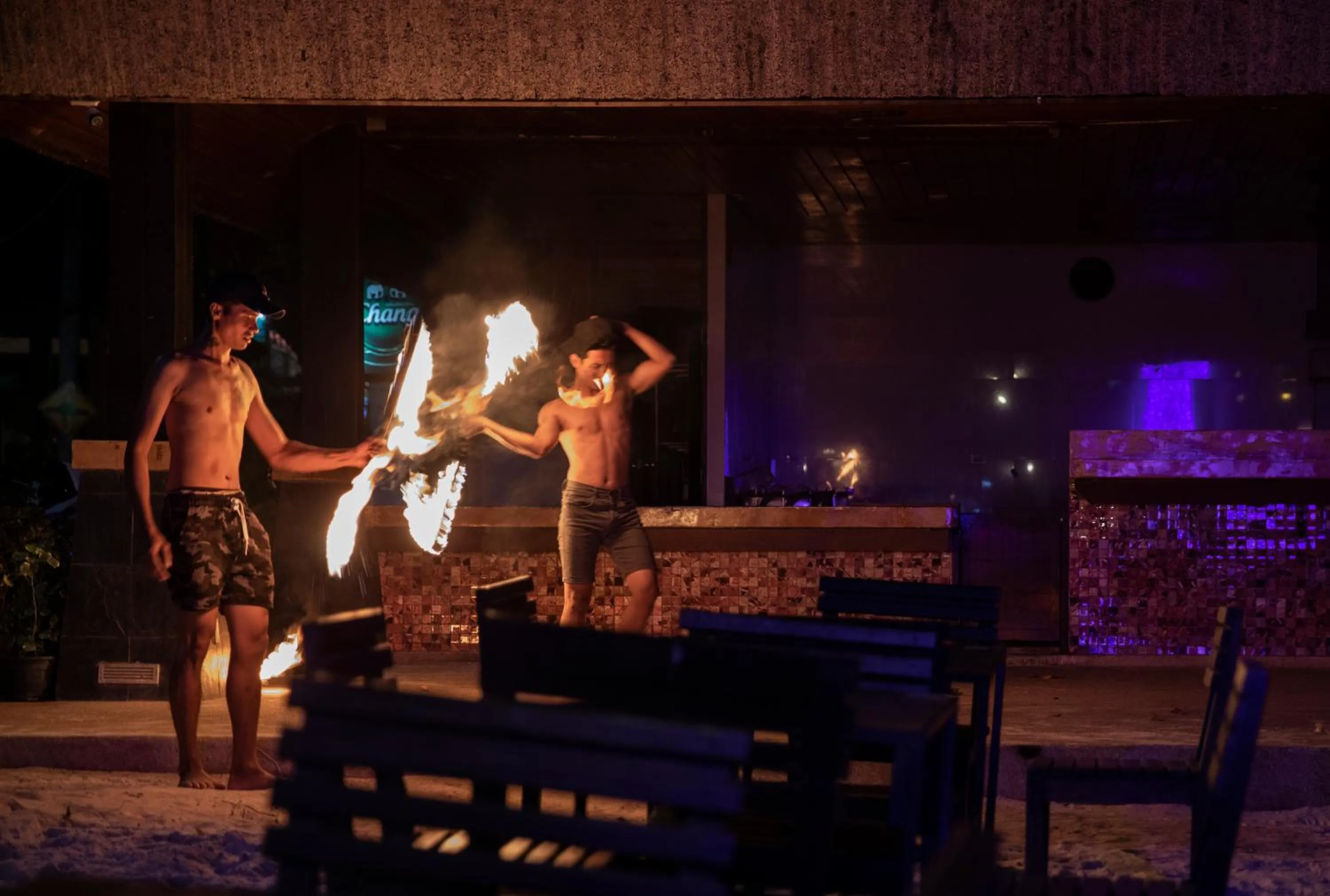 Evening entertainment in Avatara Resort