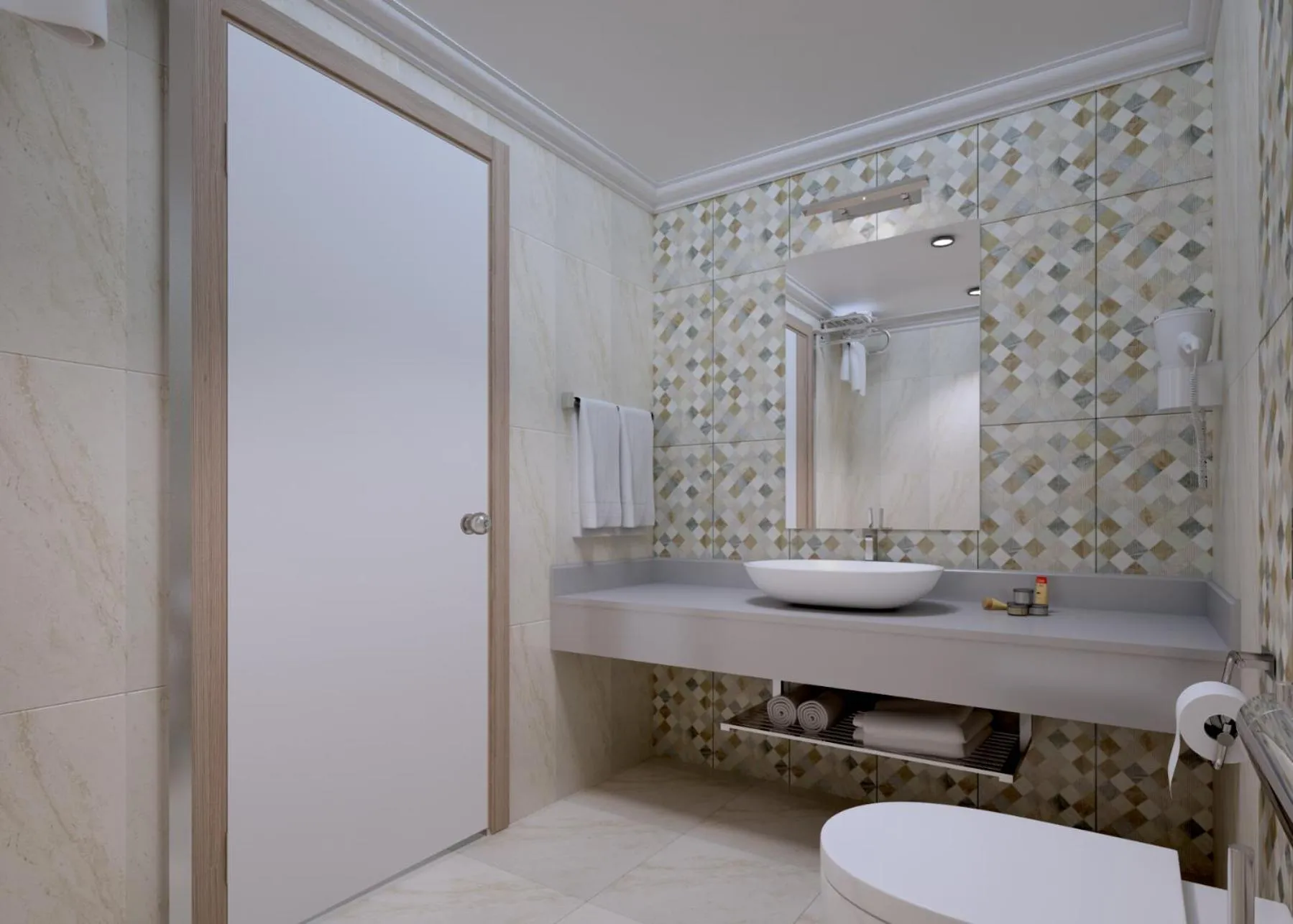 Bathroom in L'ancora Beach Hotel