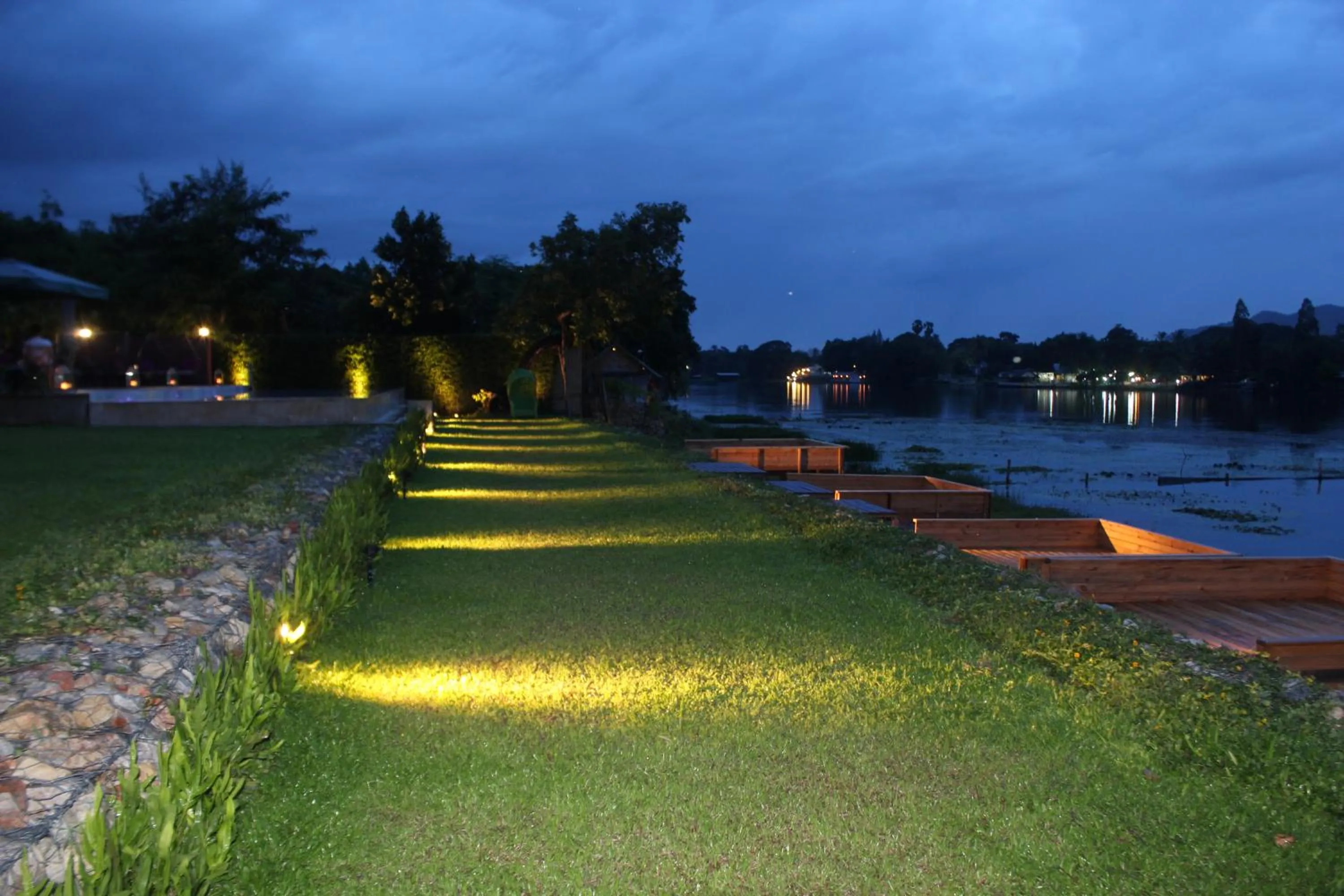 Night in The Glory River Kwai Hotel