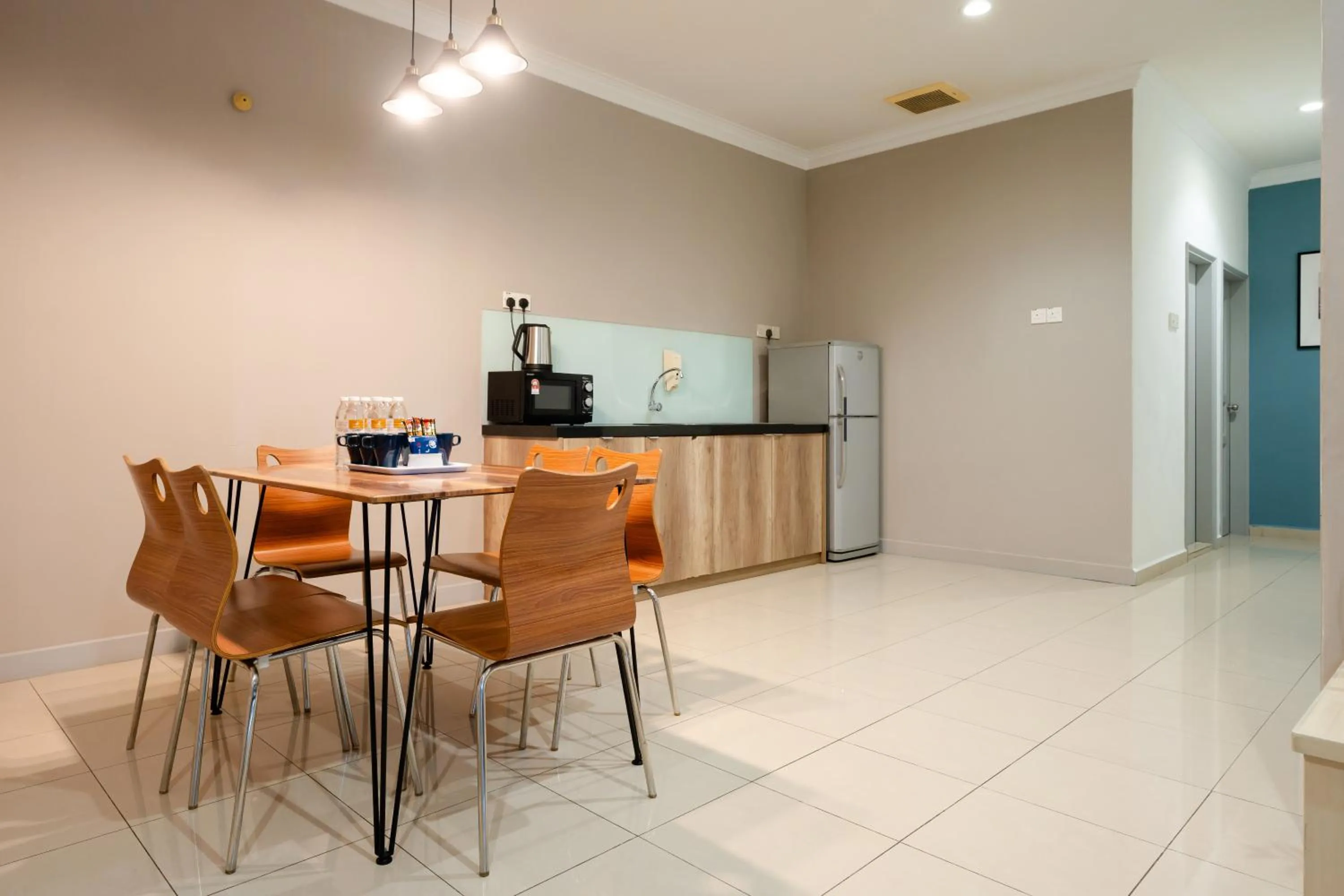 Kitchen or kitchenette in Golden View Serviced Apartments