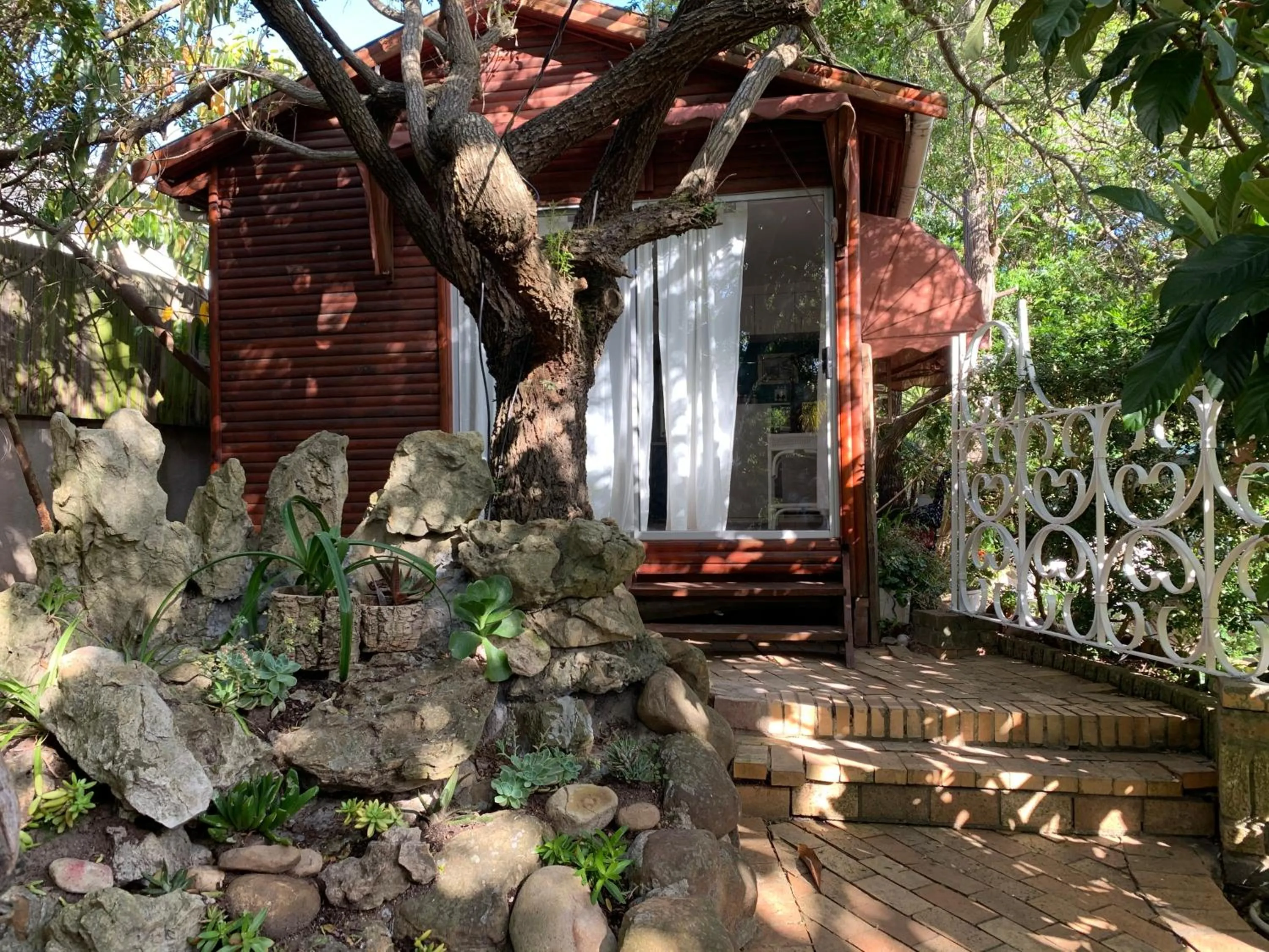 Garden view in The Little Hideaway Guesthouse