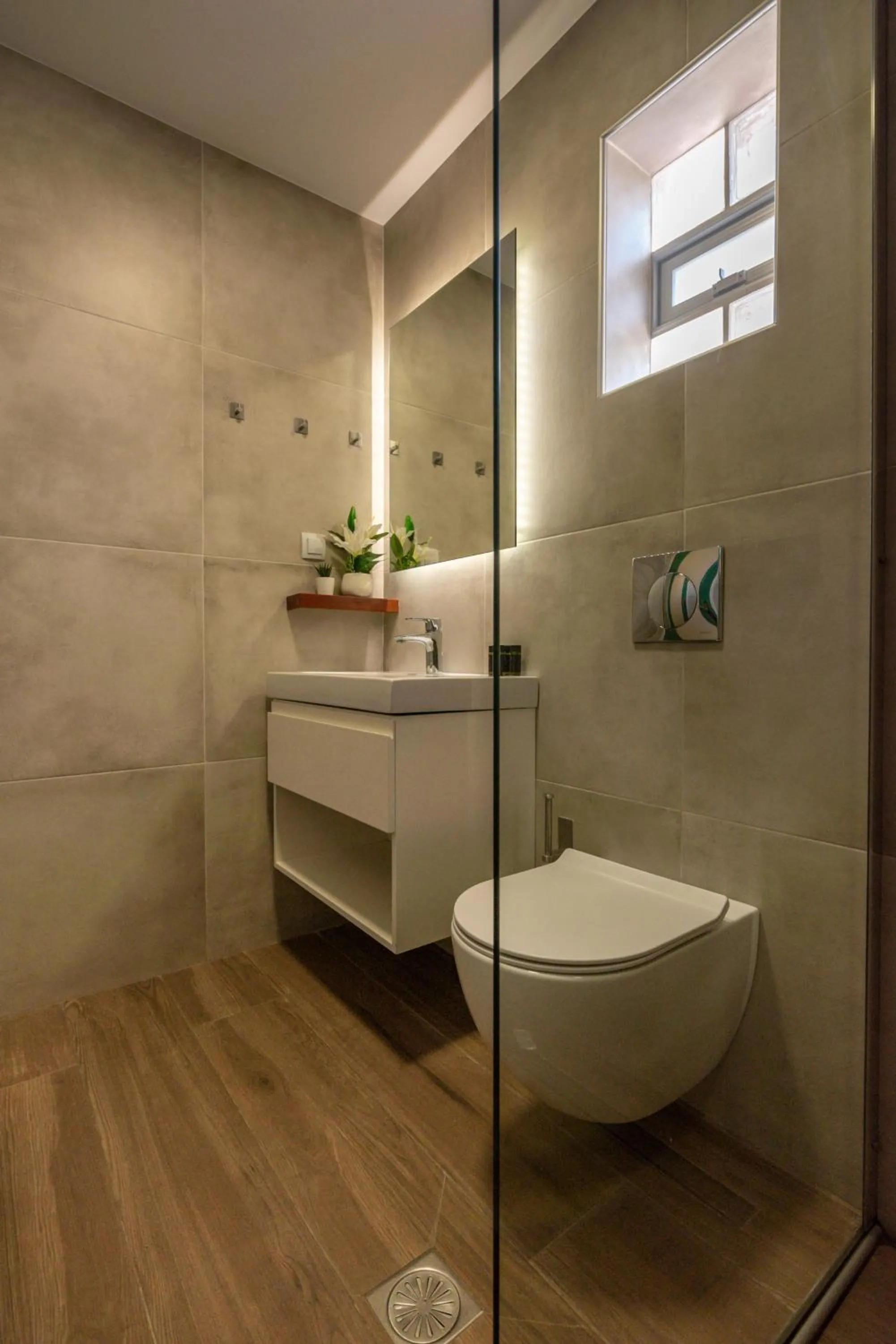 Shower in Kaliviani Traditional Hotel