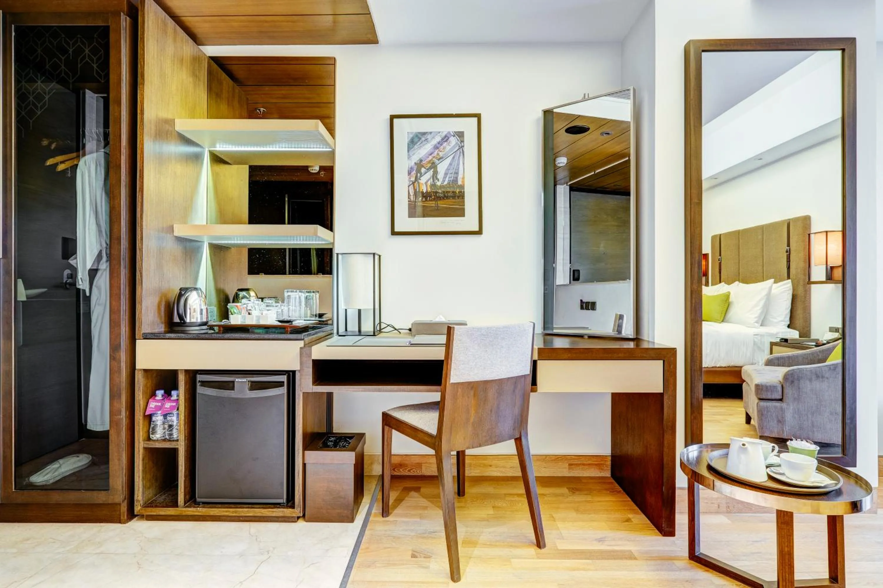 Seating area in THE WAY Dhaka