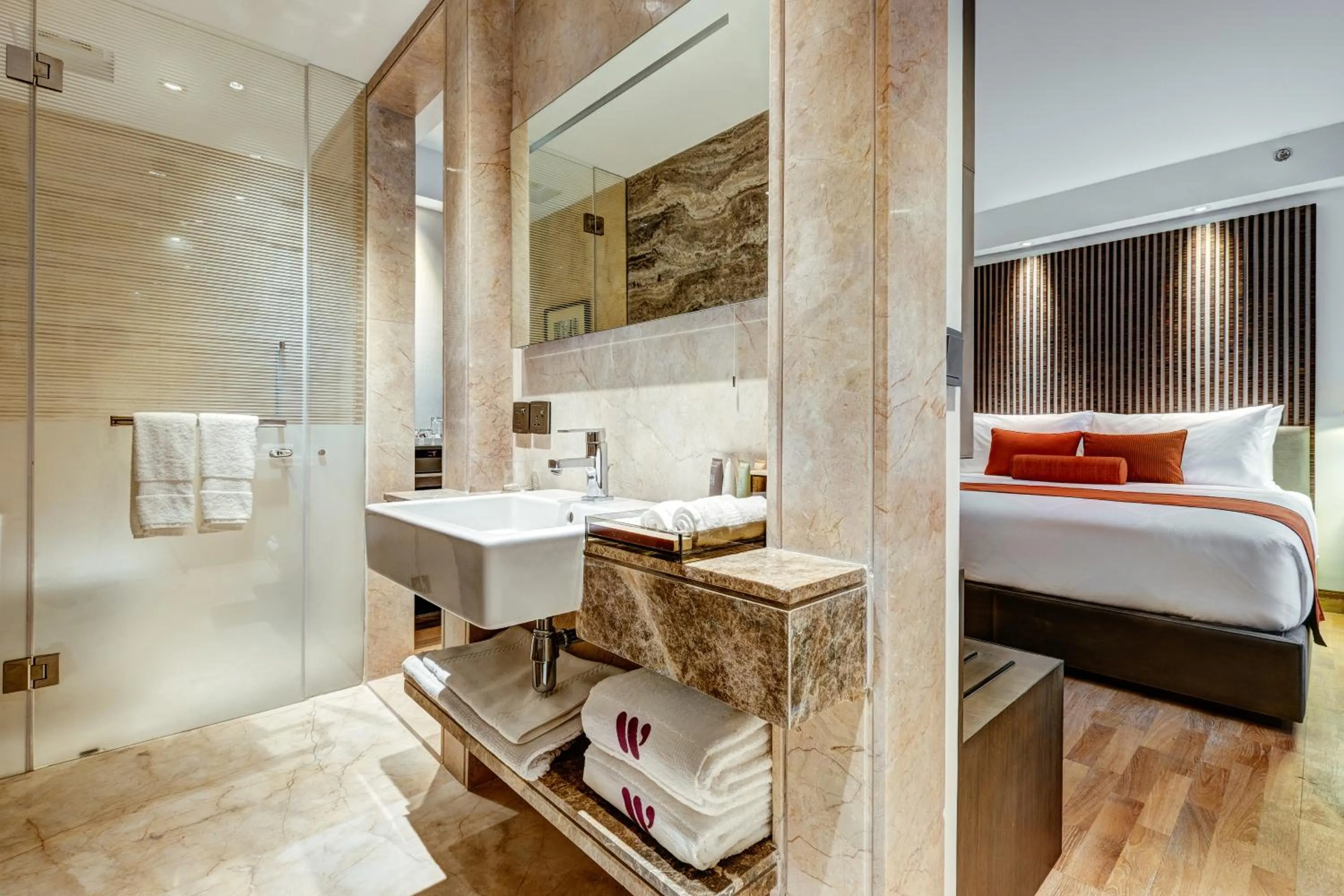 Bathroom, Bed in THE WAY Dhaka