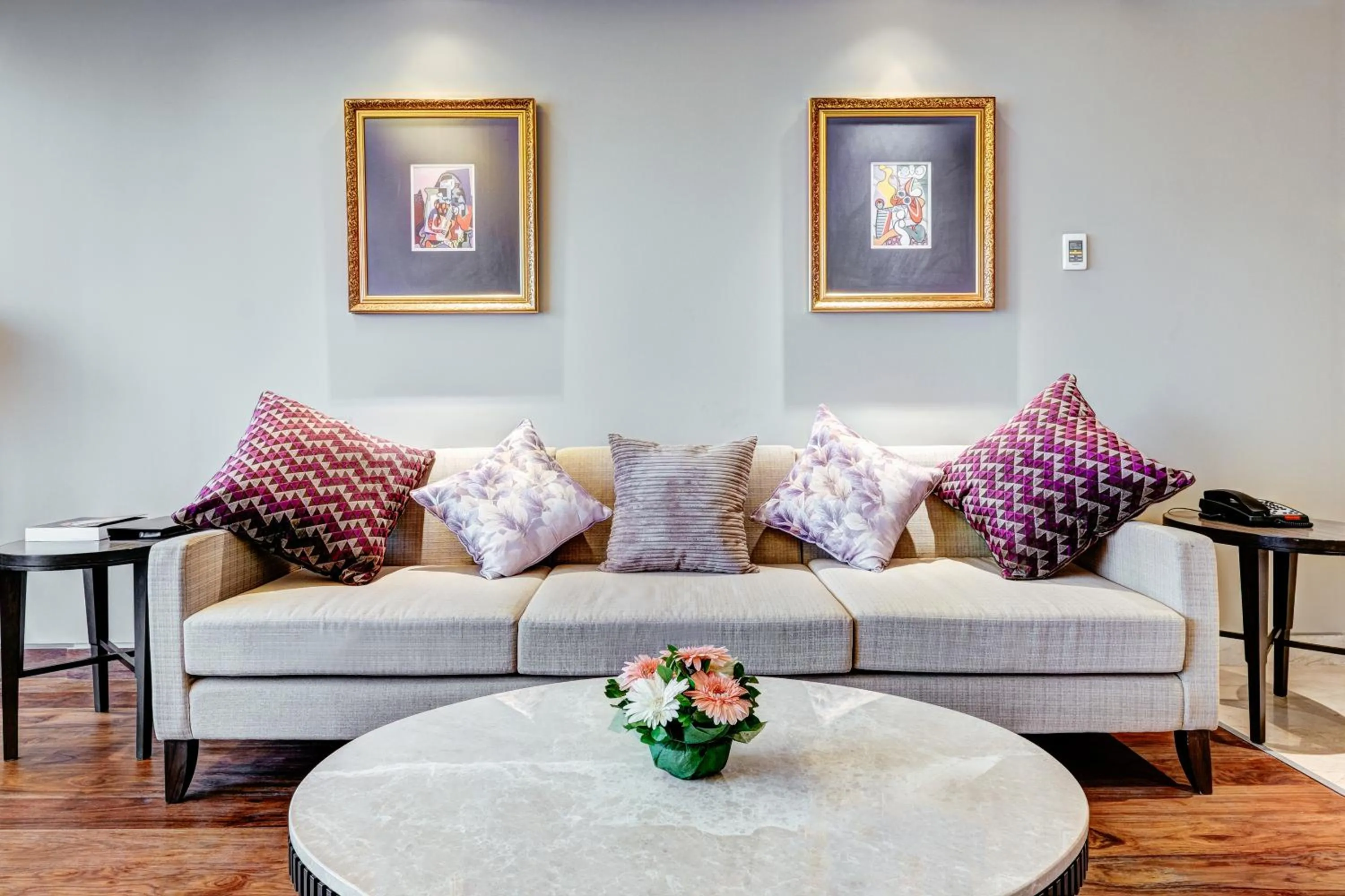 Living room in THE WAY Dhaka