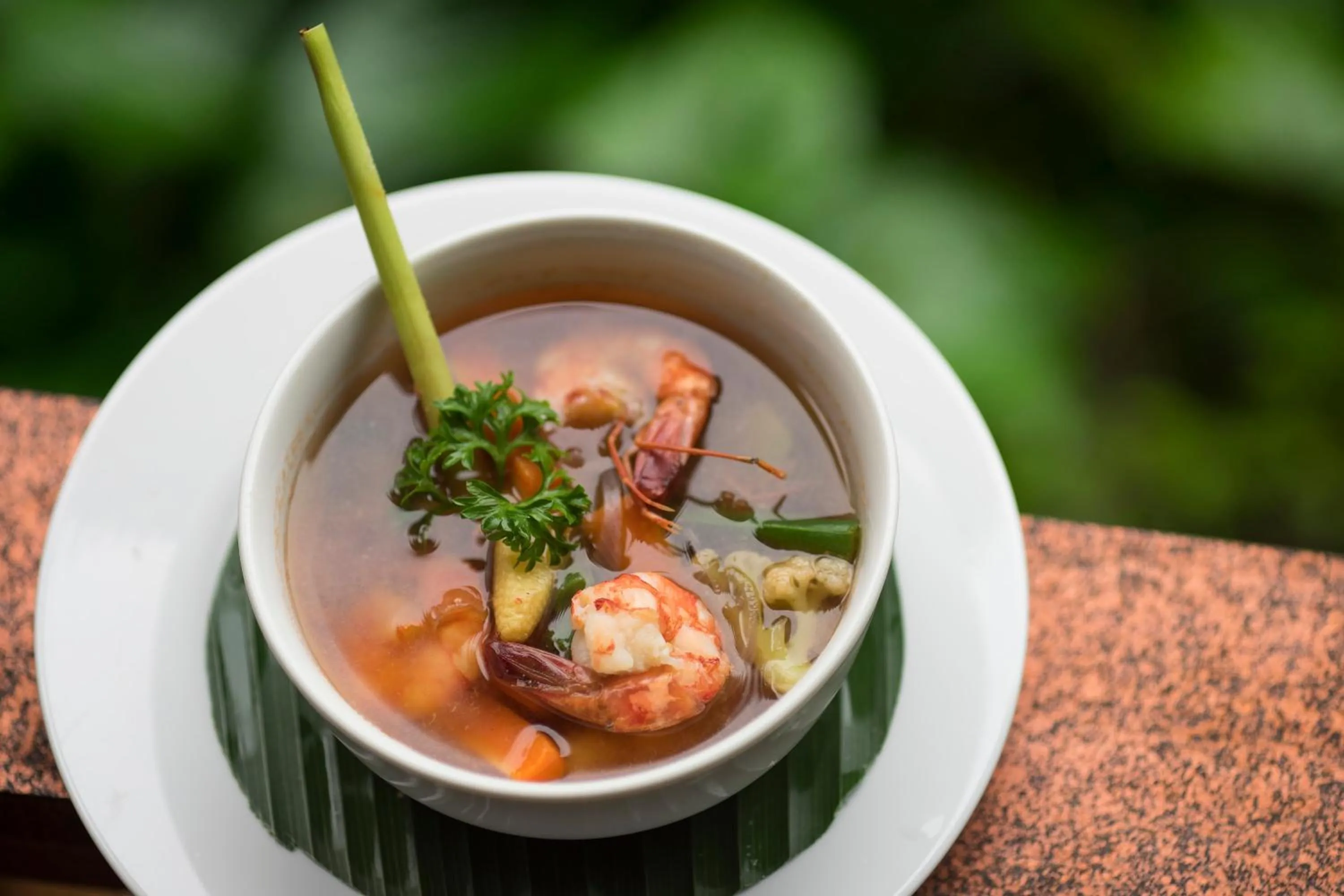 Food close-up in Jungle Haven Resort Central Ubud