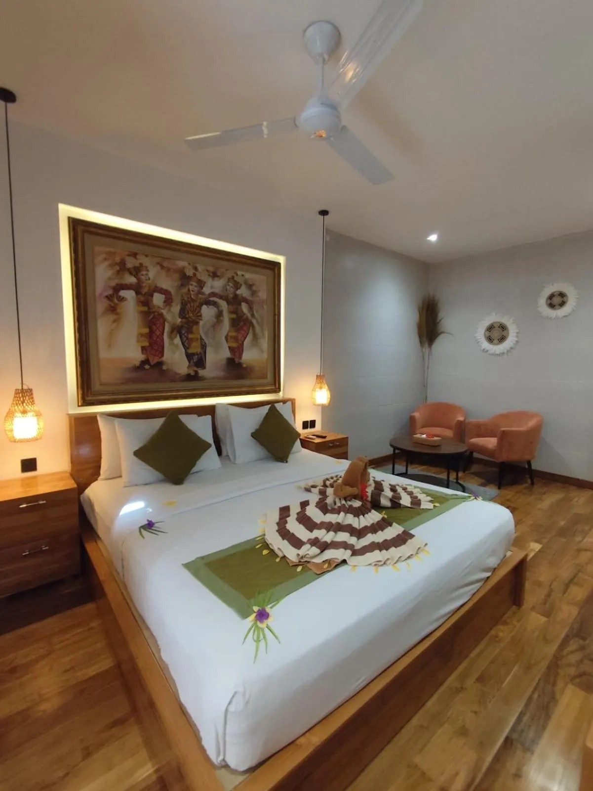 Bedroom, Bed in Jungle Haven Resort Central Ubud