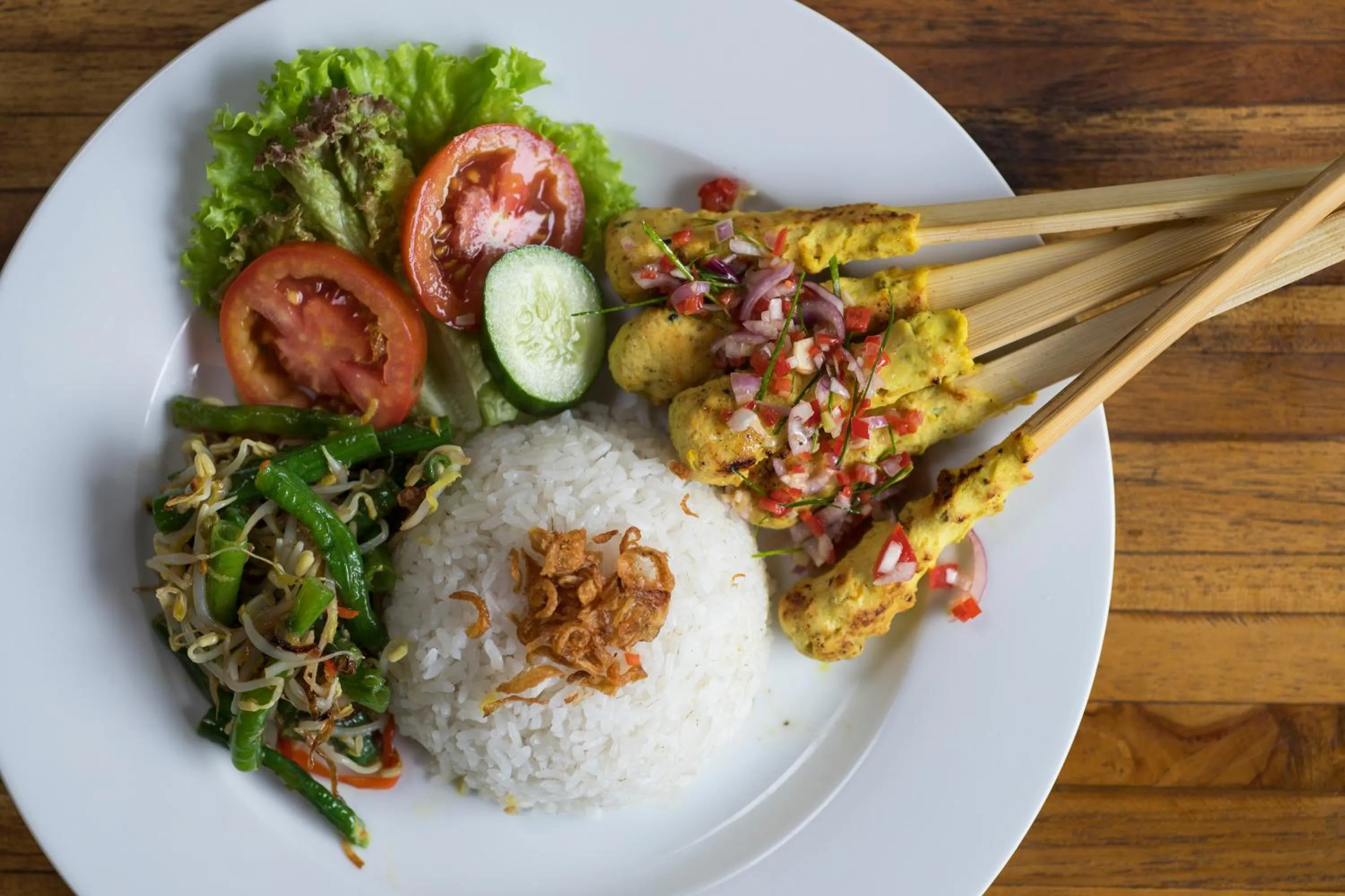 Food close-up in Jungle Haven Resort Central Ubud