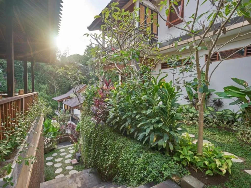 Garden in Jungle Haven Resort Central Ubud
