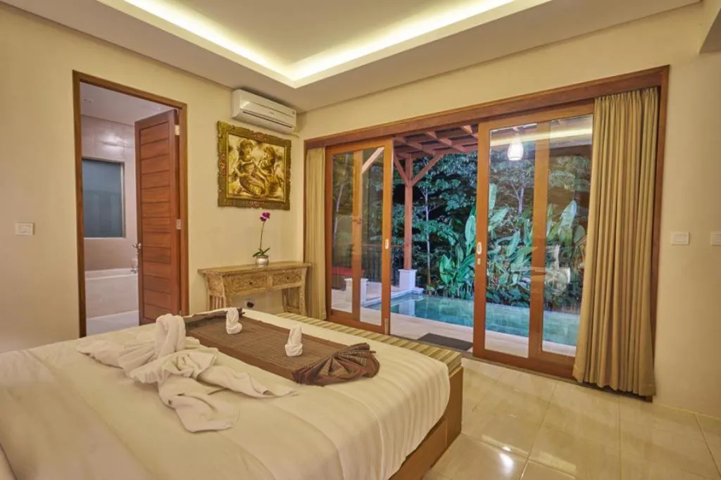 Bedroom, Bed in Jungle Haven Resort Central Ubud