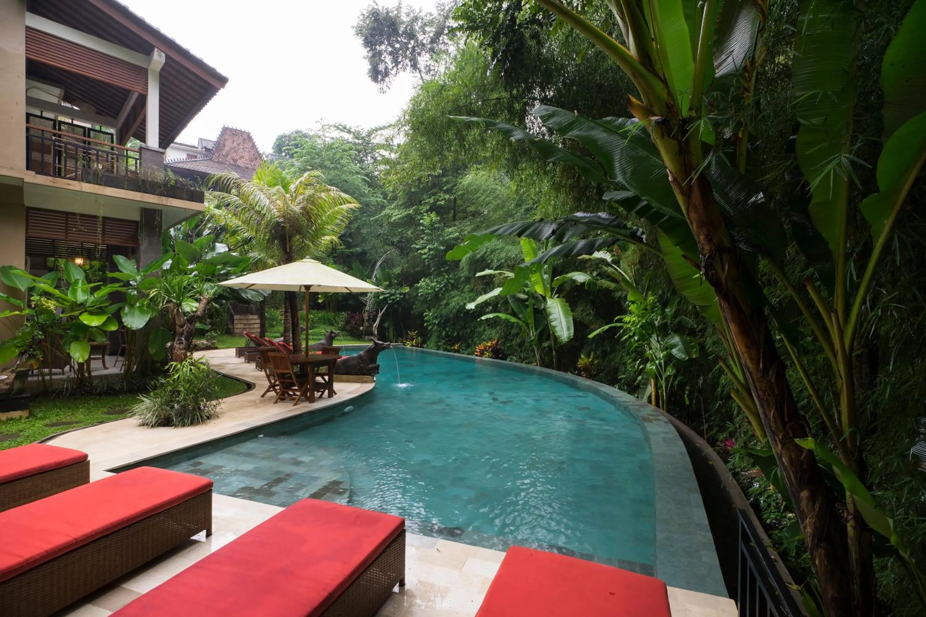 Swimming pool in Jungle Haven Resort Central Ubud